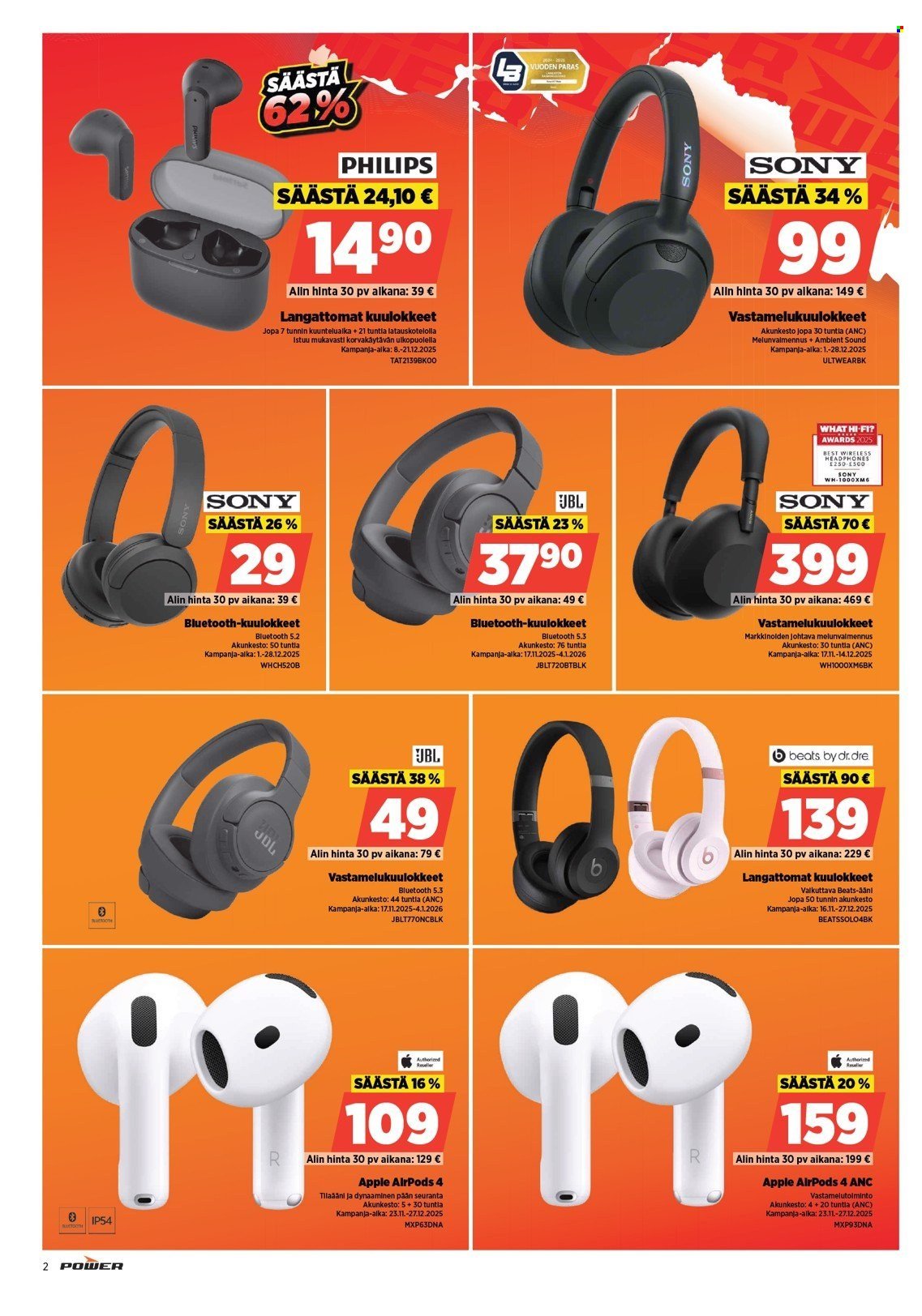 POWER tarjoukset - Joulukuu 2025