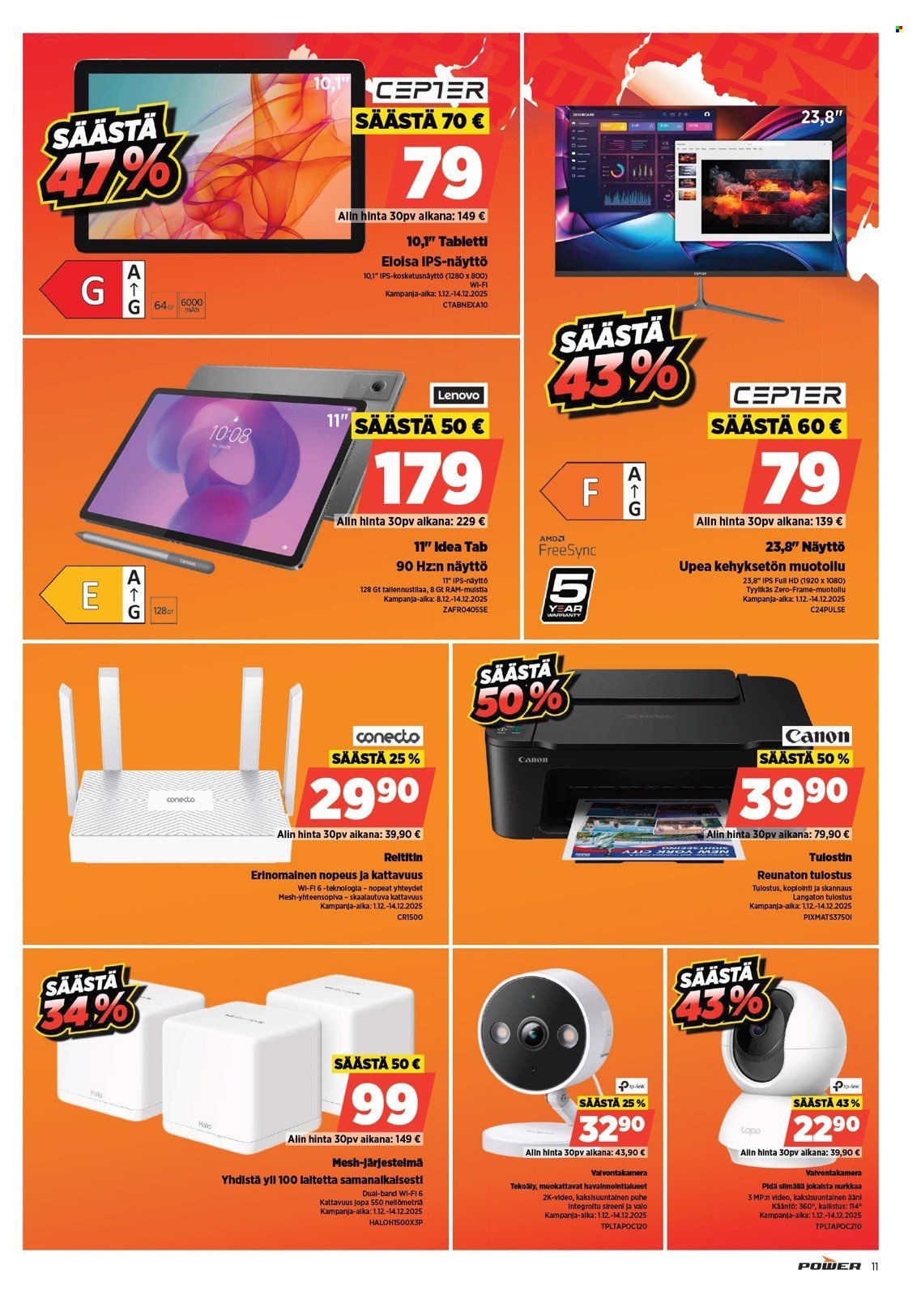 POWER tarjoukset - Joulukuu 2025