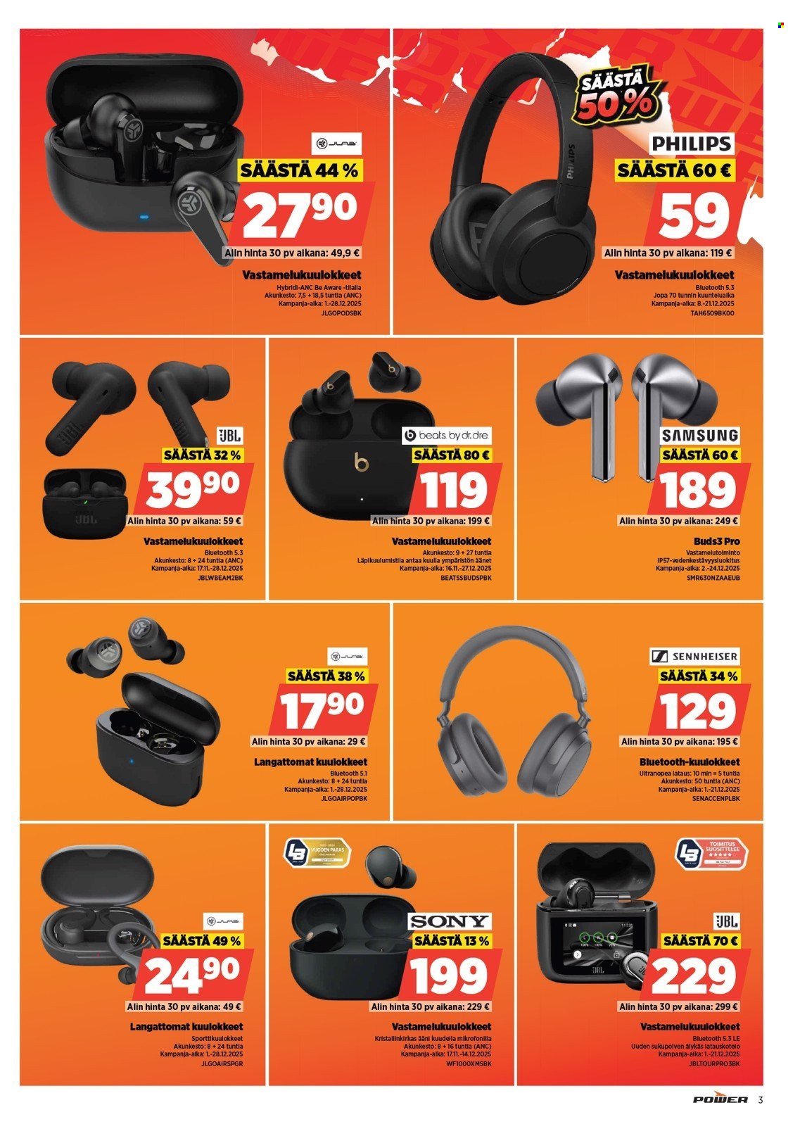 POWER tarjoukset - Joulukuu 2025