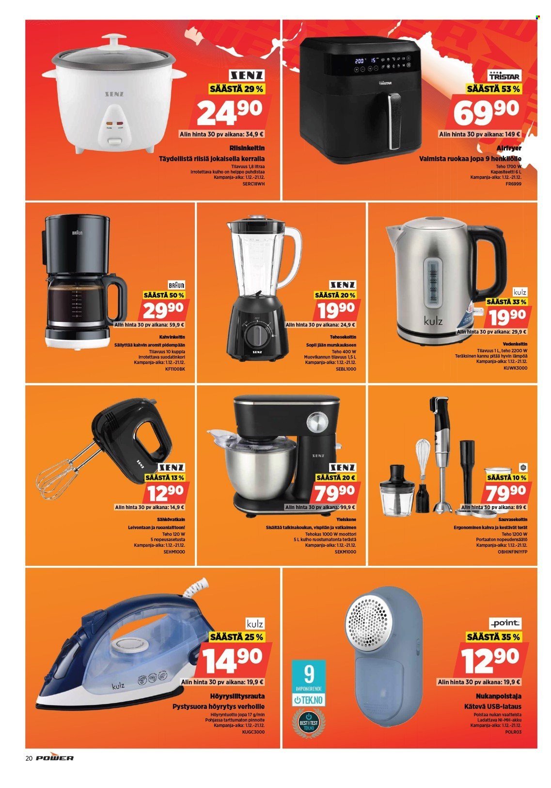POWER tarjoukset - Joulukuu 2025