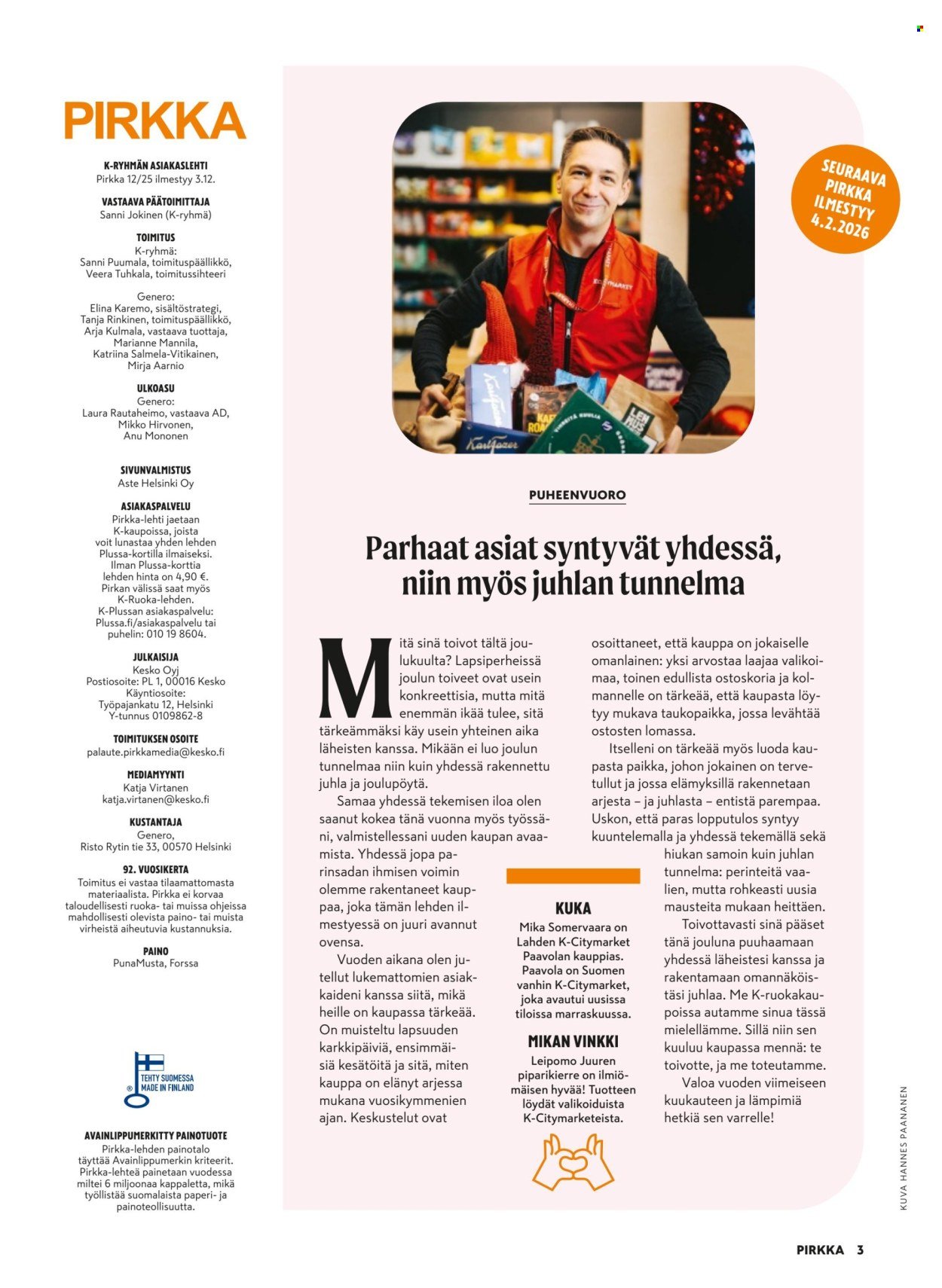 K-MARKET tarjoukset - Pirkka