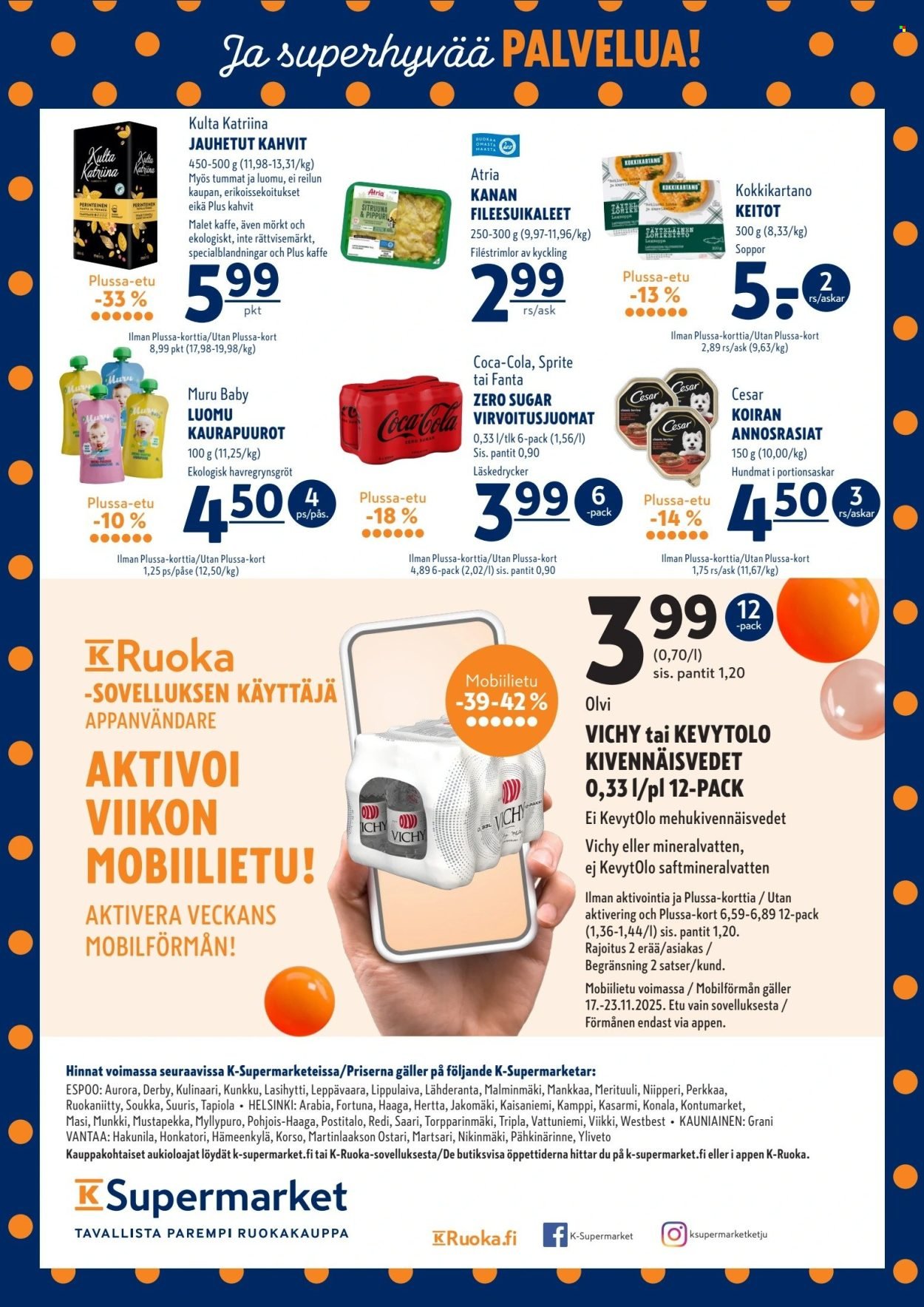 K-SUPERMARKET tarjoukset - Tavallista parempi joulukauppa