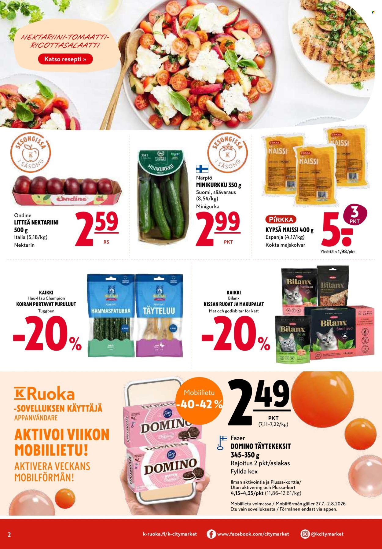 K-CITYMARKET tarjoukset - Alkaen MA 27.7.2026