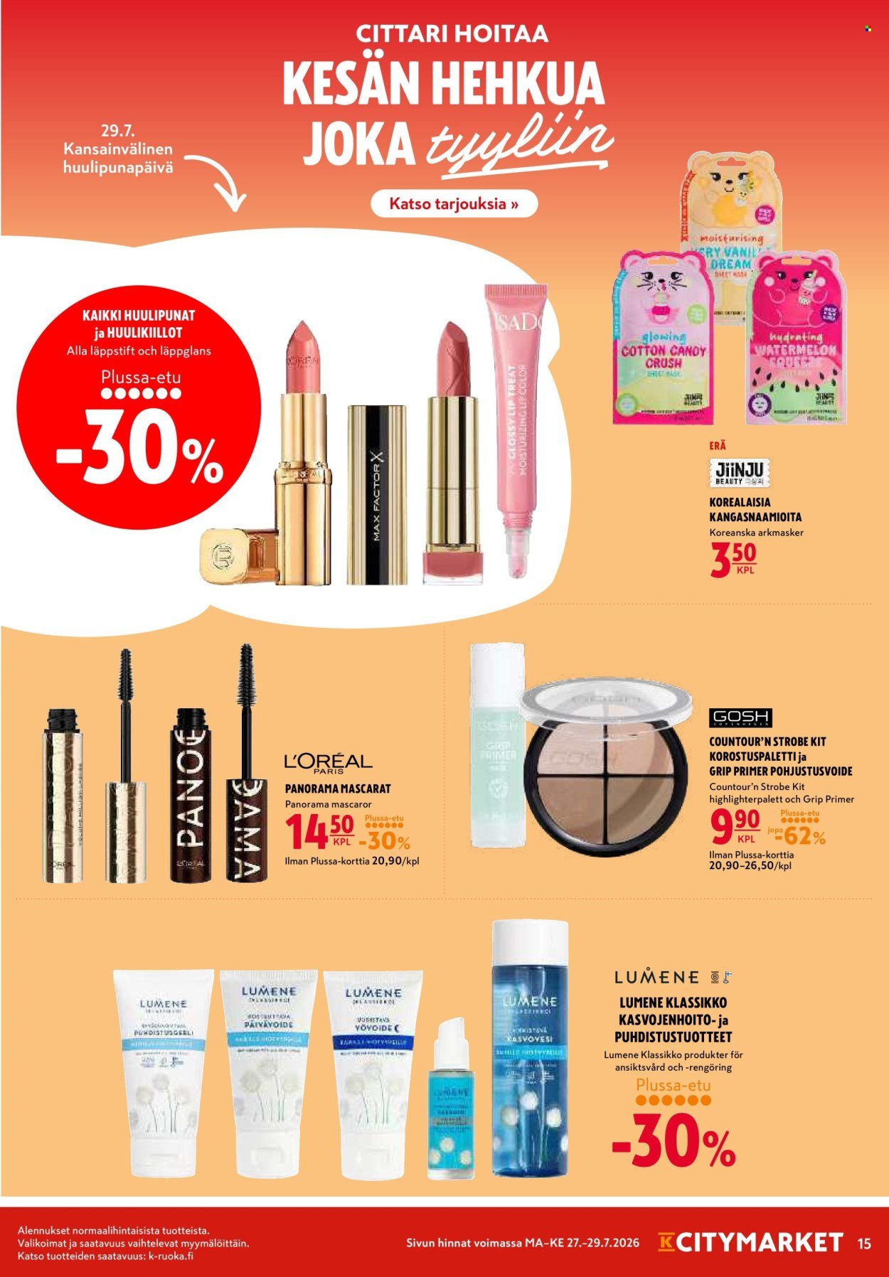 K-CITYMARKET tarjoukset - Alkaen MA 27.7.2026
