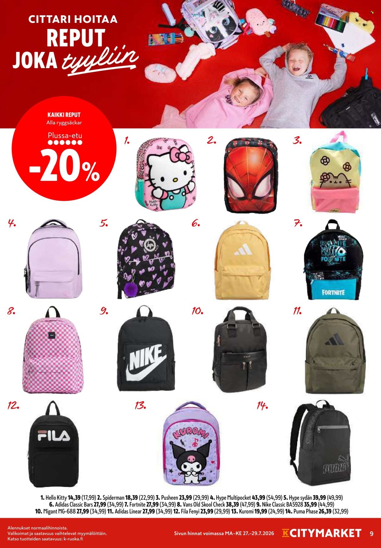 K-CITYMARKET tarjoukset - Alkaen MA 27.7.2026