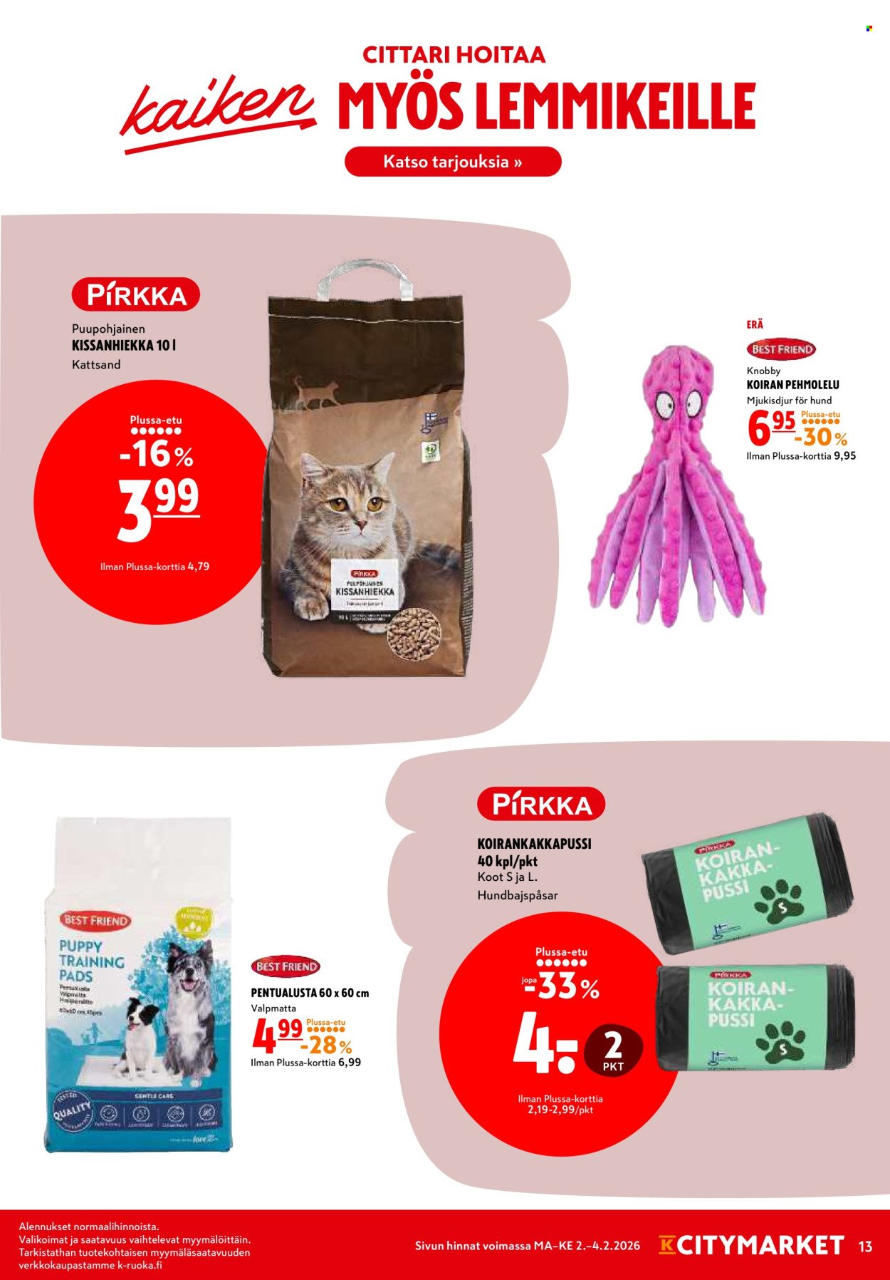 K-CITYMARKET tarjoukset - Alkaen MA 2.2.2026