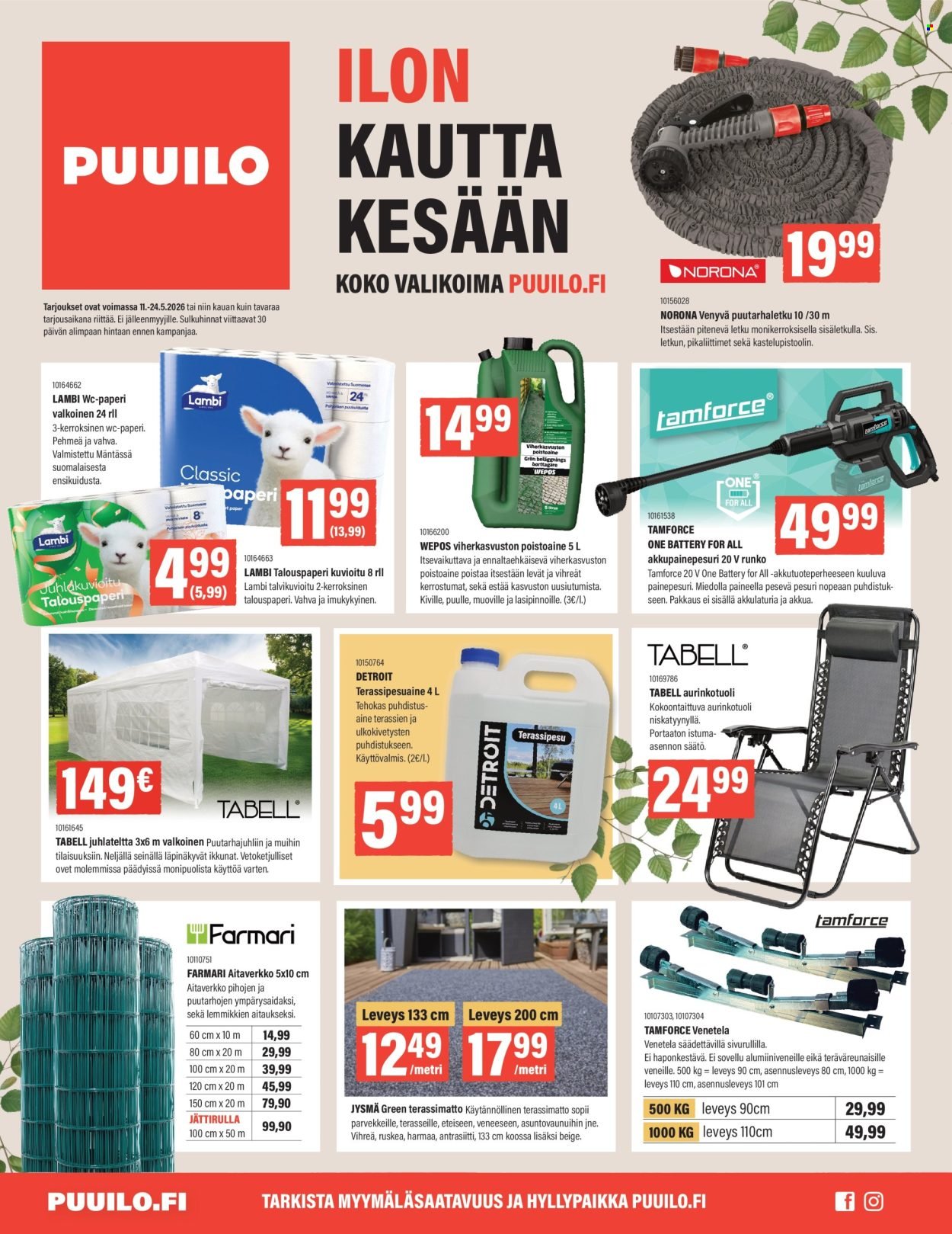 PUUILO tarjoukset - Ilon kautta kesään