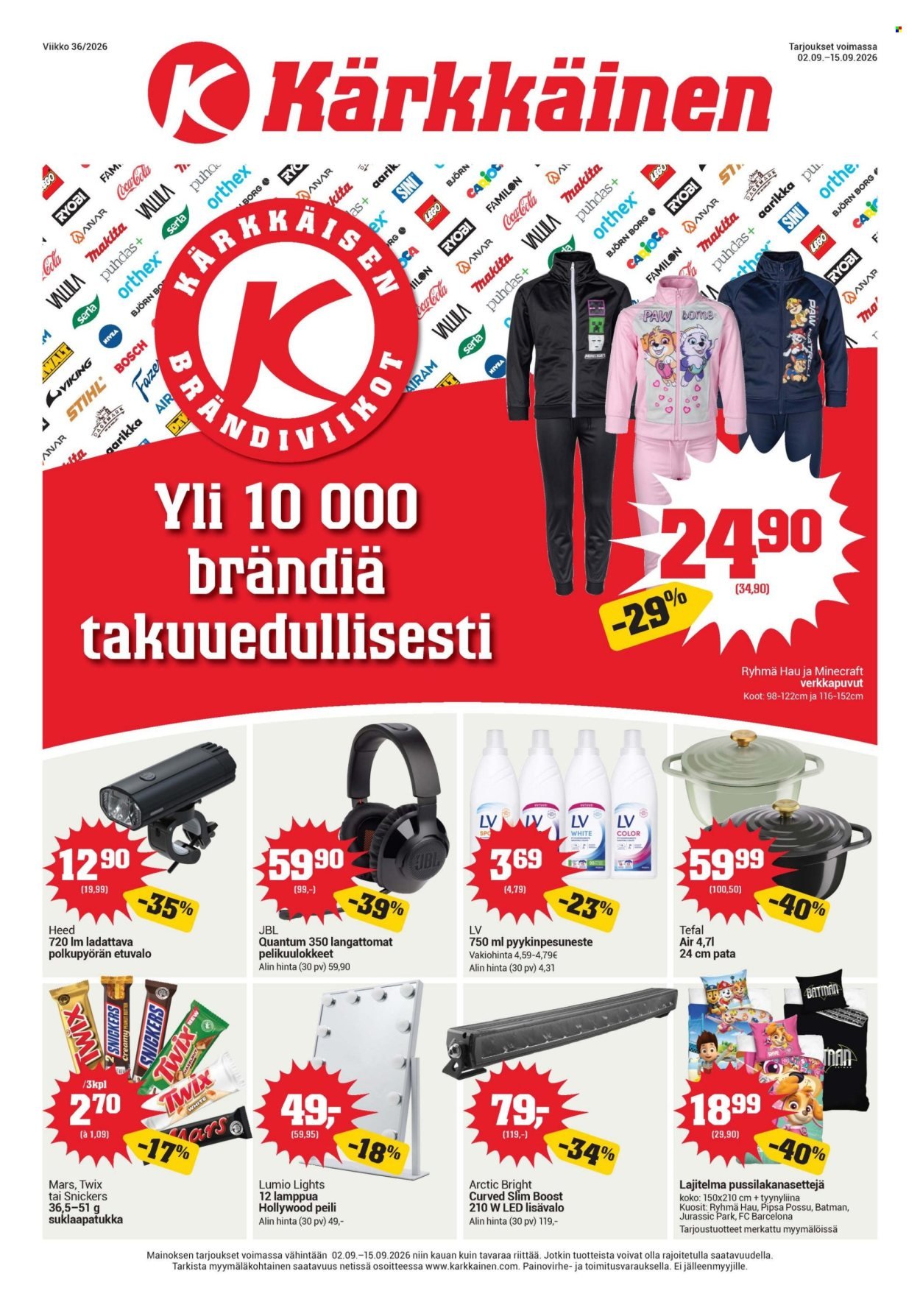 KÄRKKÄINEN tarjoukset - Viikko # 36 Syyskuu 2026