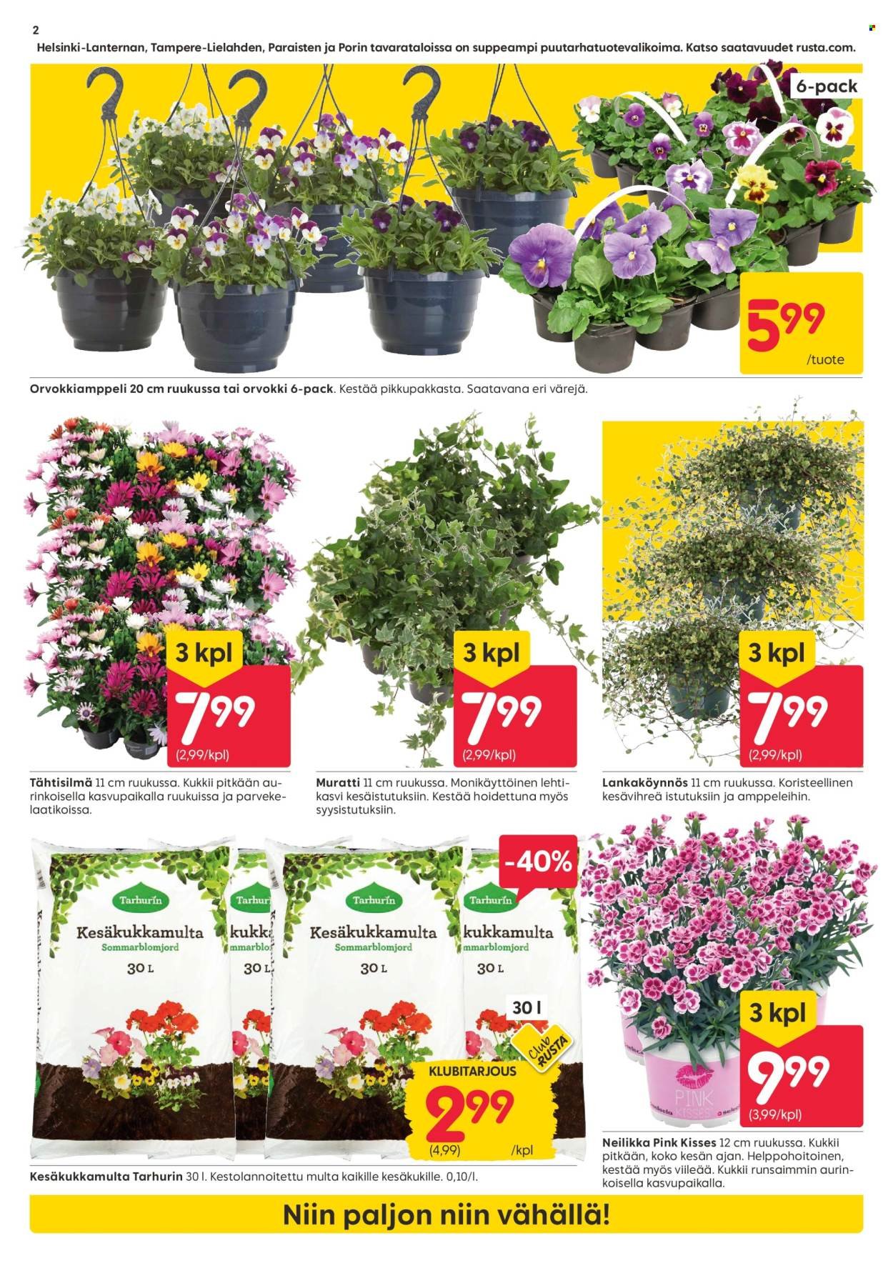 RUSTA tarjoukset - Alkaen TI 7.4.2026