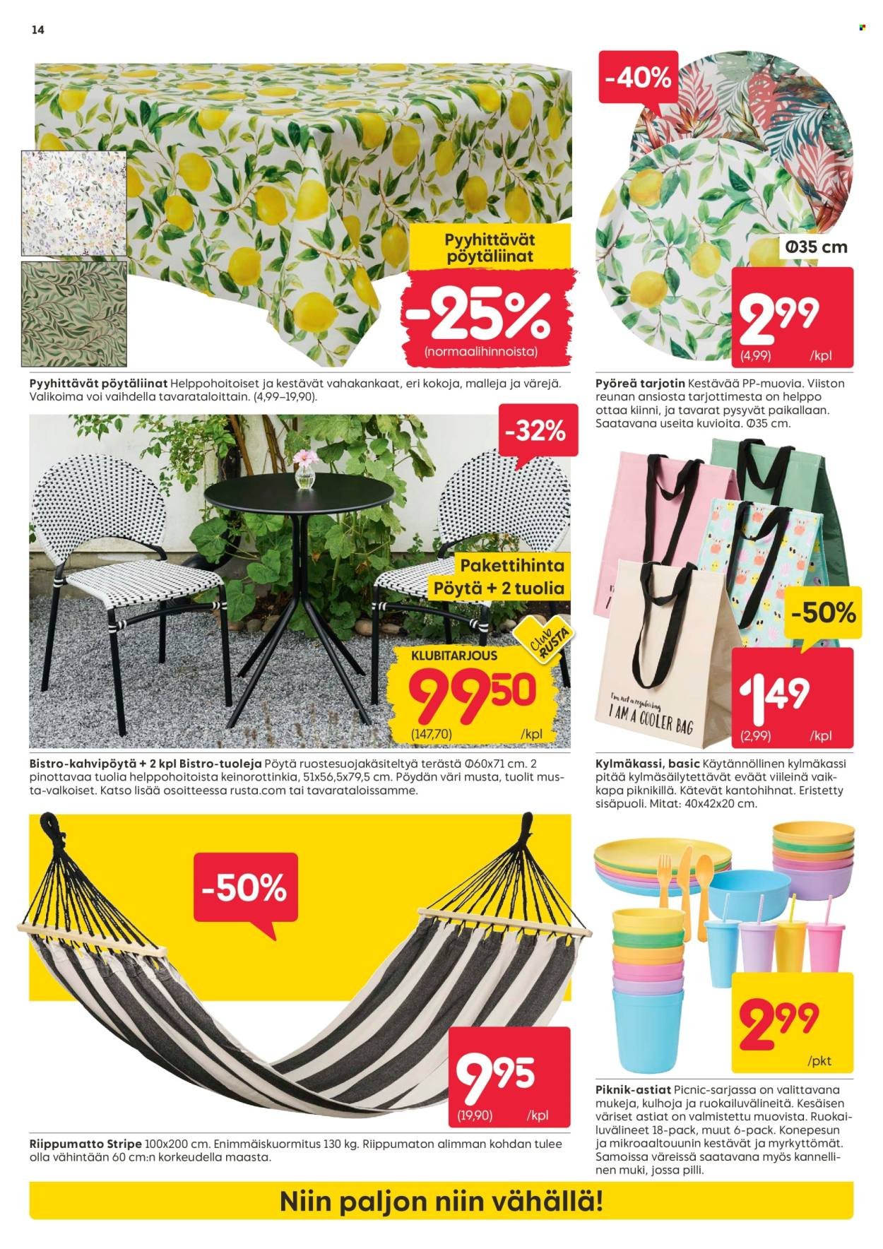 RUSTA tarjoukset - Alkaen TI 7.4.2026