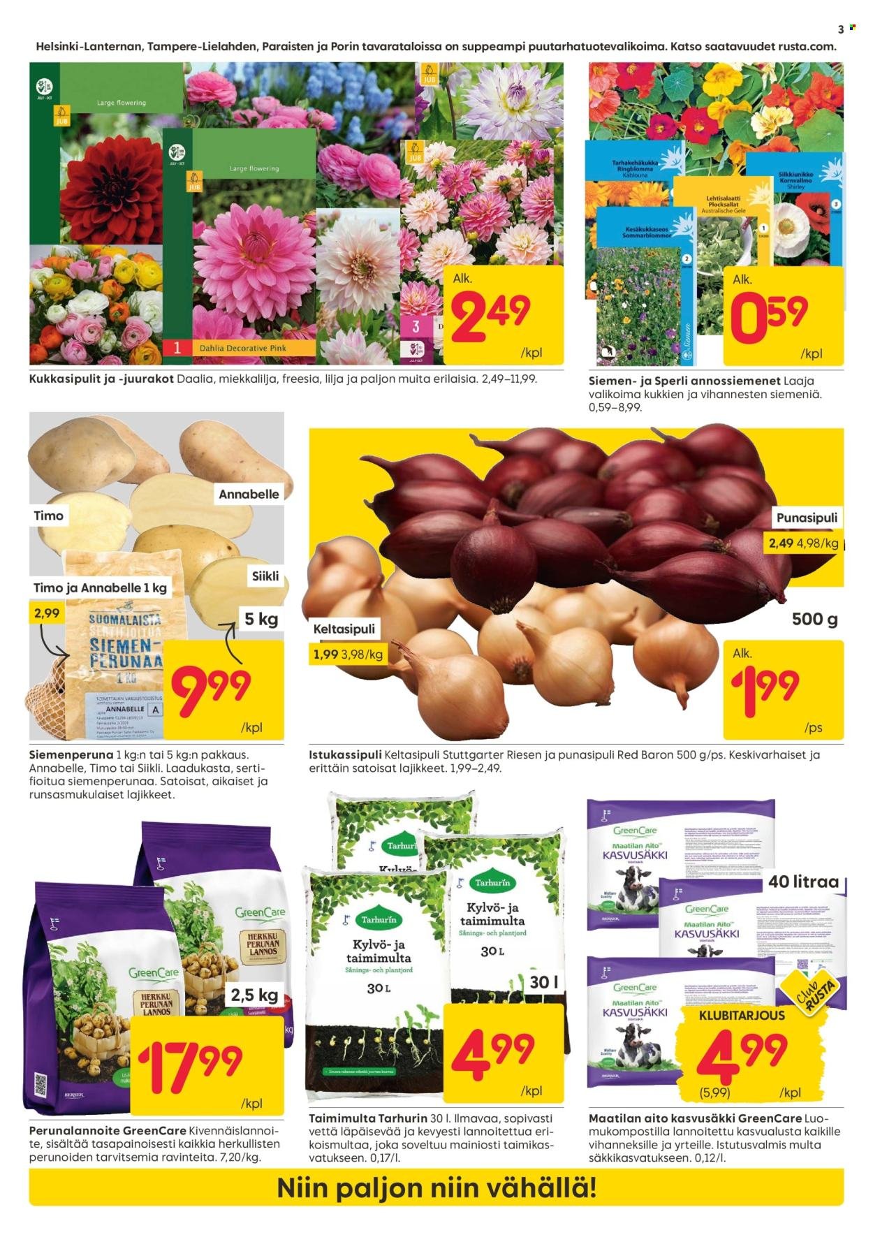 RUSTA tarjoukset - Alkaen TI 7.4.2026