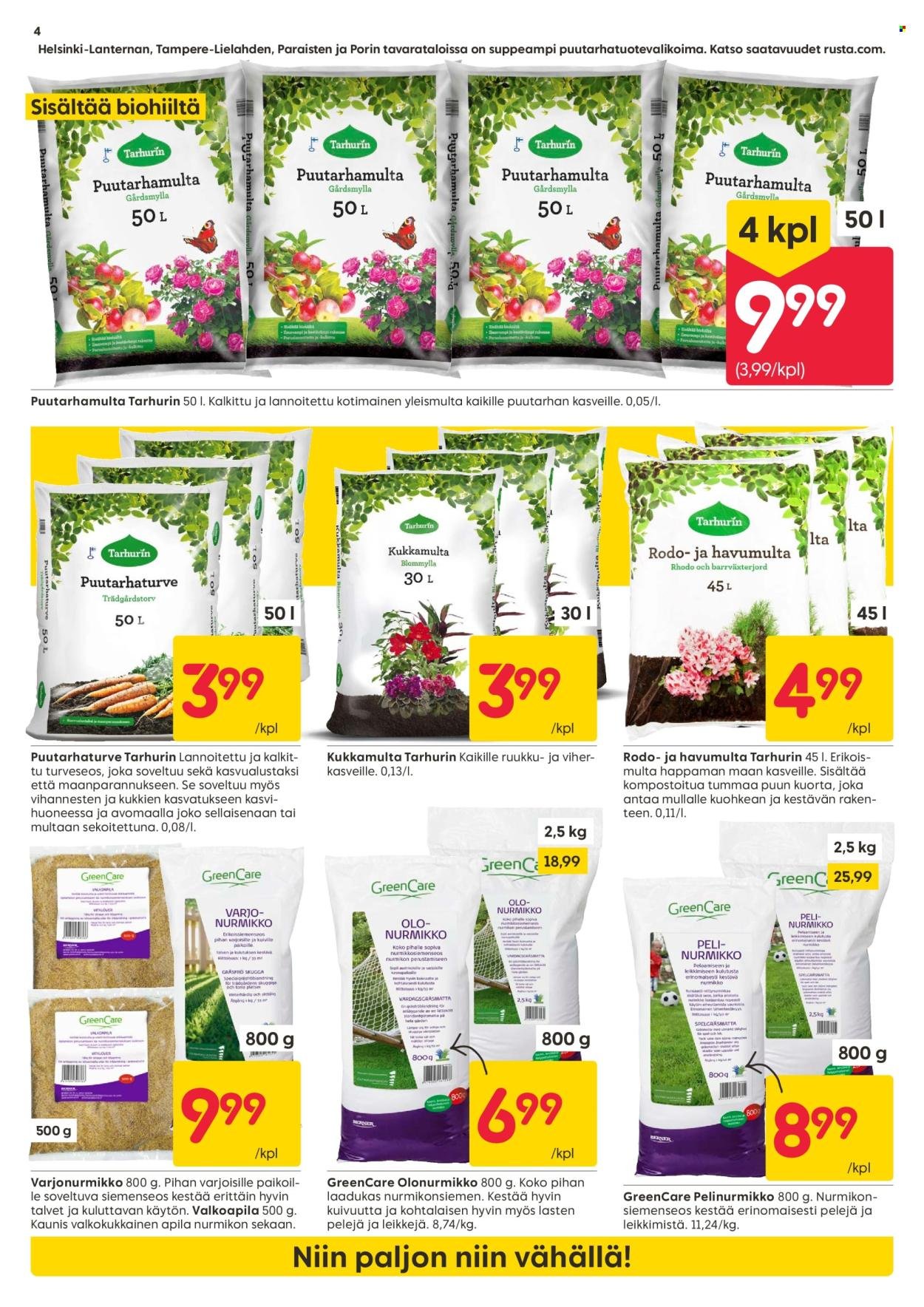 RUSTA tarjoukset - Alkaen TI 7.4.2026