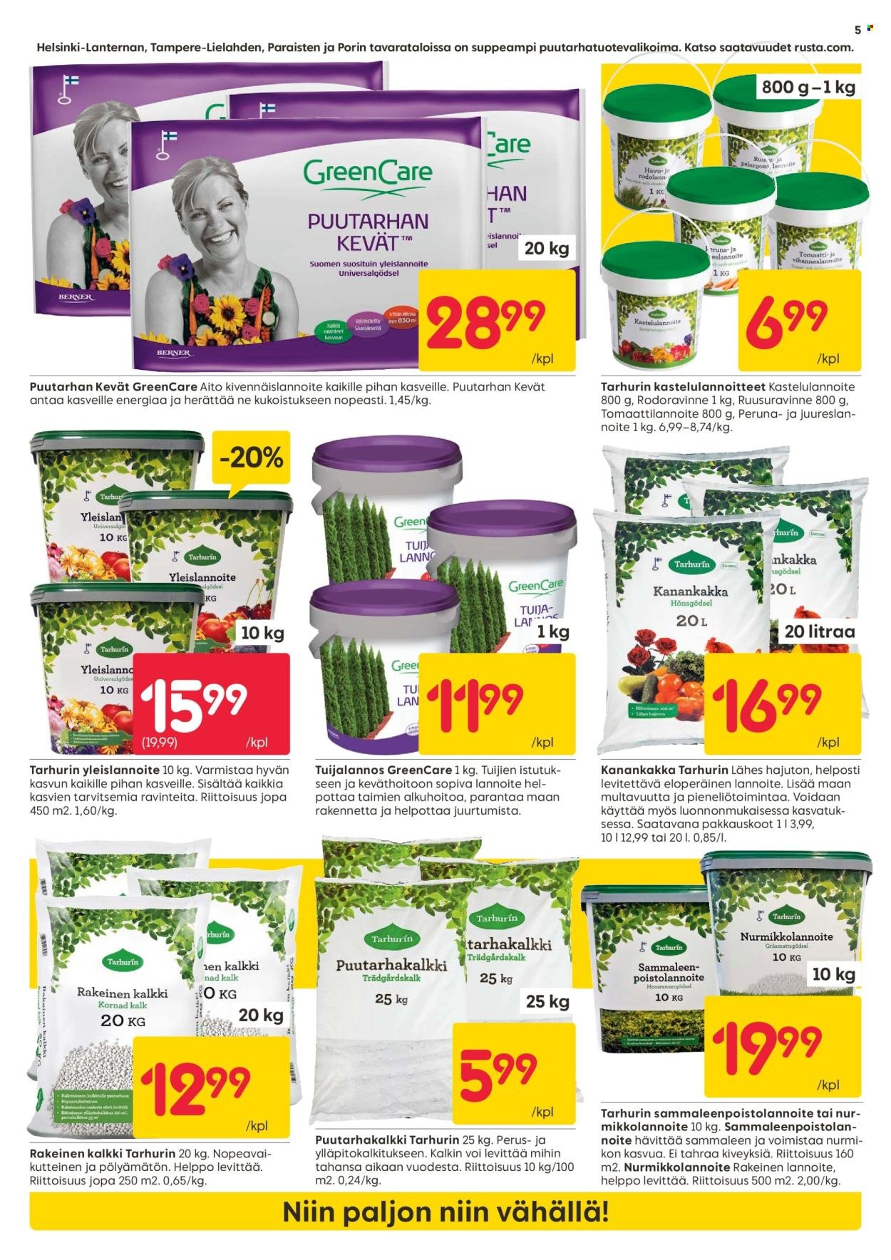 RUSTA tarjoukset - Alkaen TI 7.4.2026