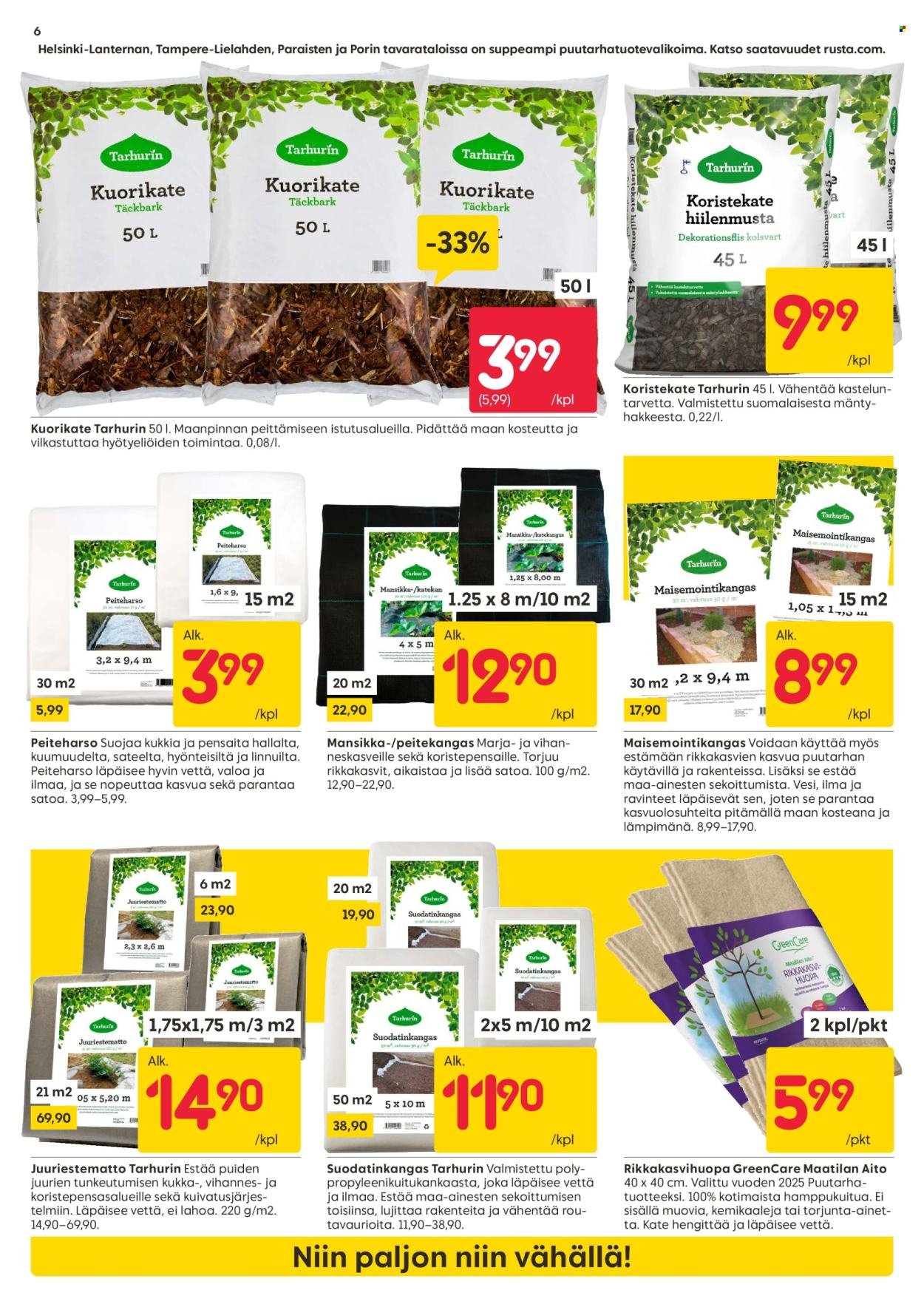 RUSTA tarjoukset - Alkaen TI 7.4.2026