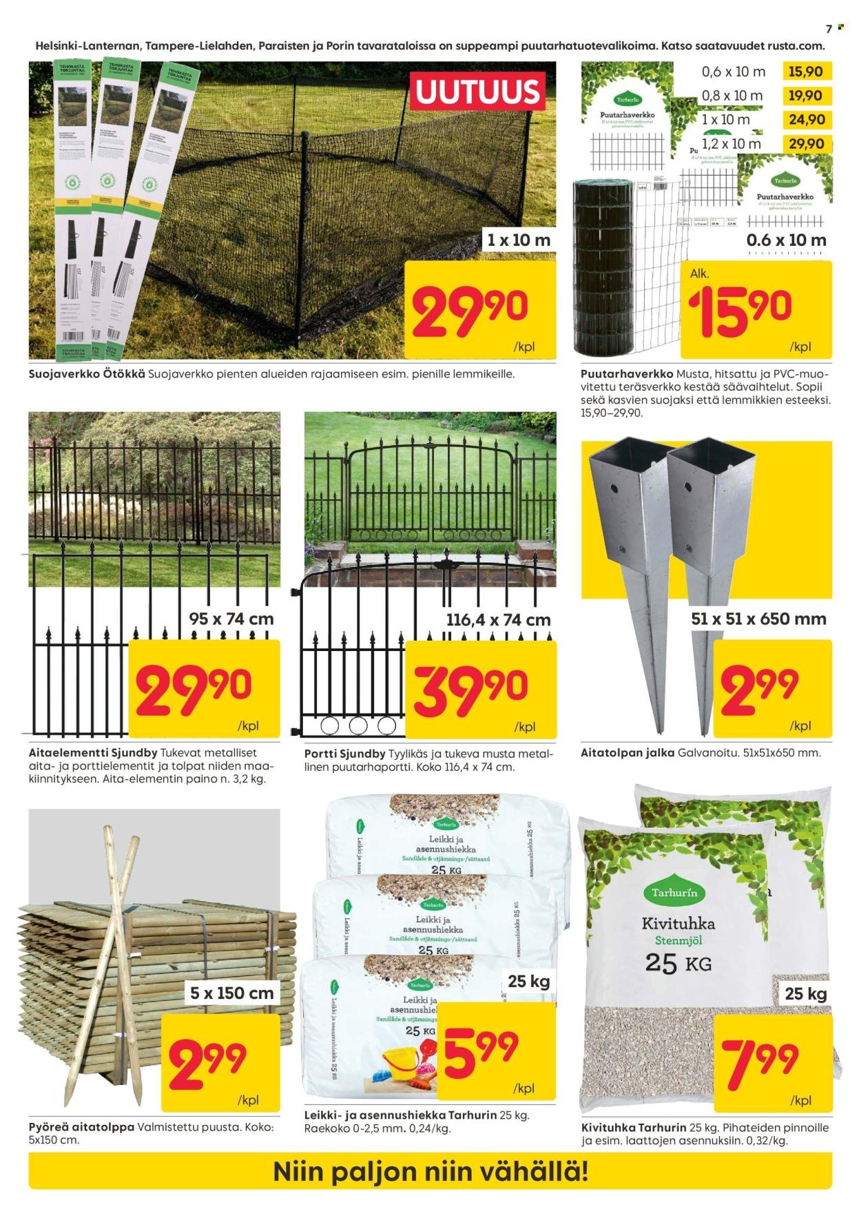 RUSTA tarjoukset - Alkaen TI 7.4.2026