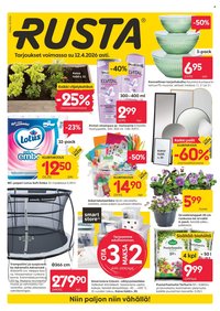 RUSTA tarjoukset - Alkaen TI 7.4.2026