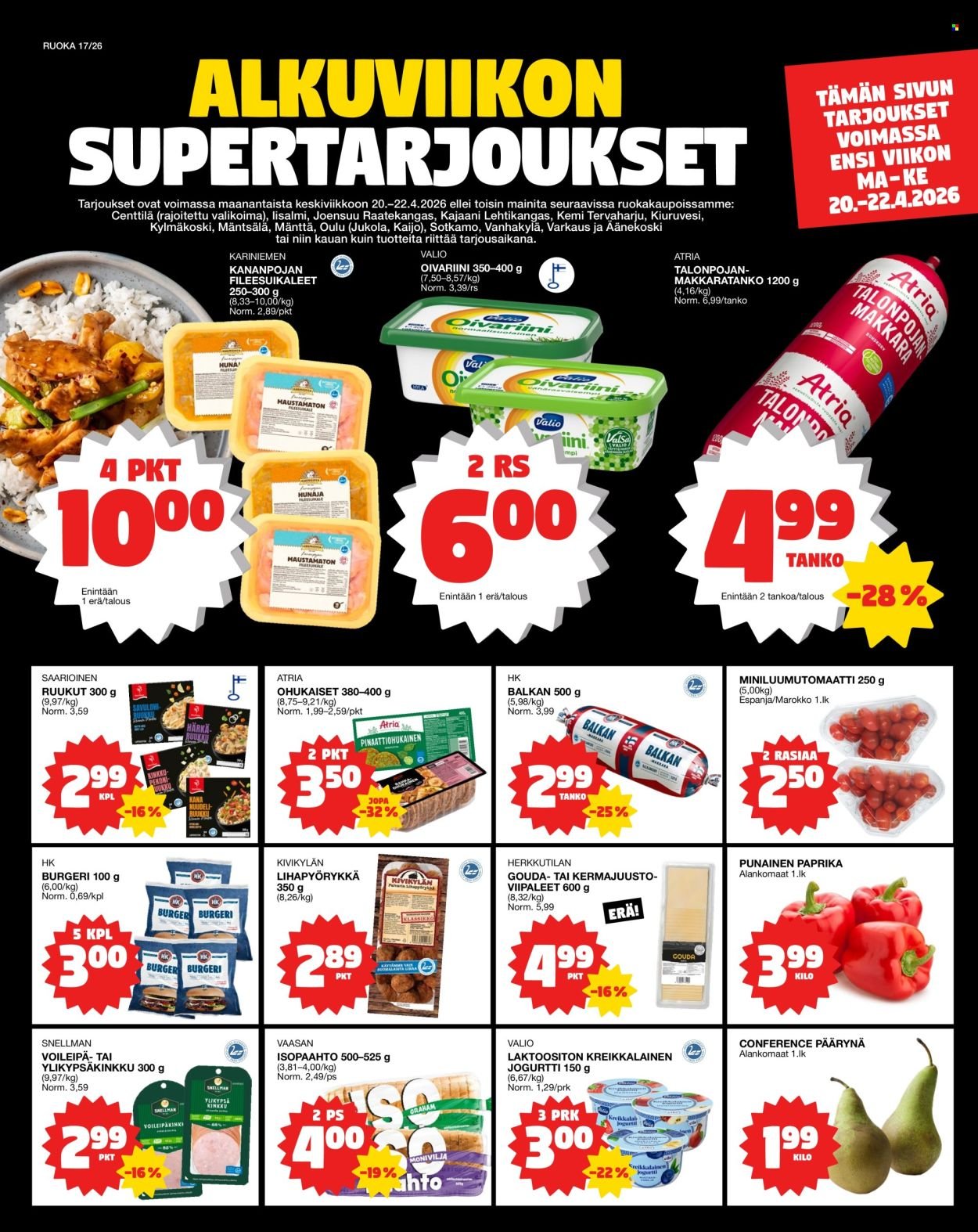 TOKMANNI tarjoukset - Ruokasanomat