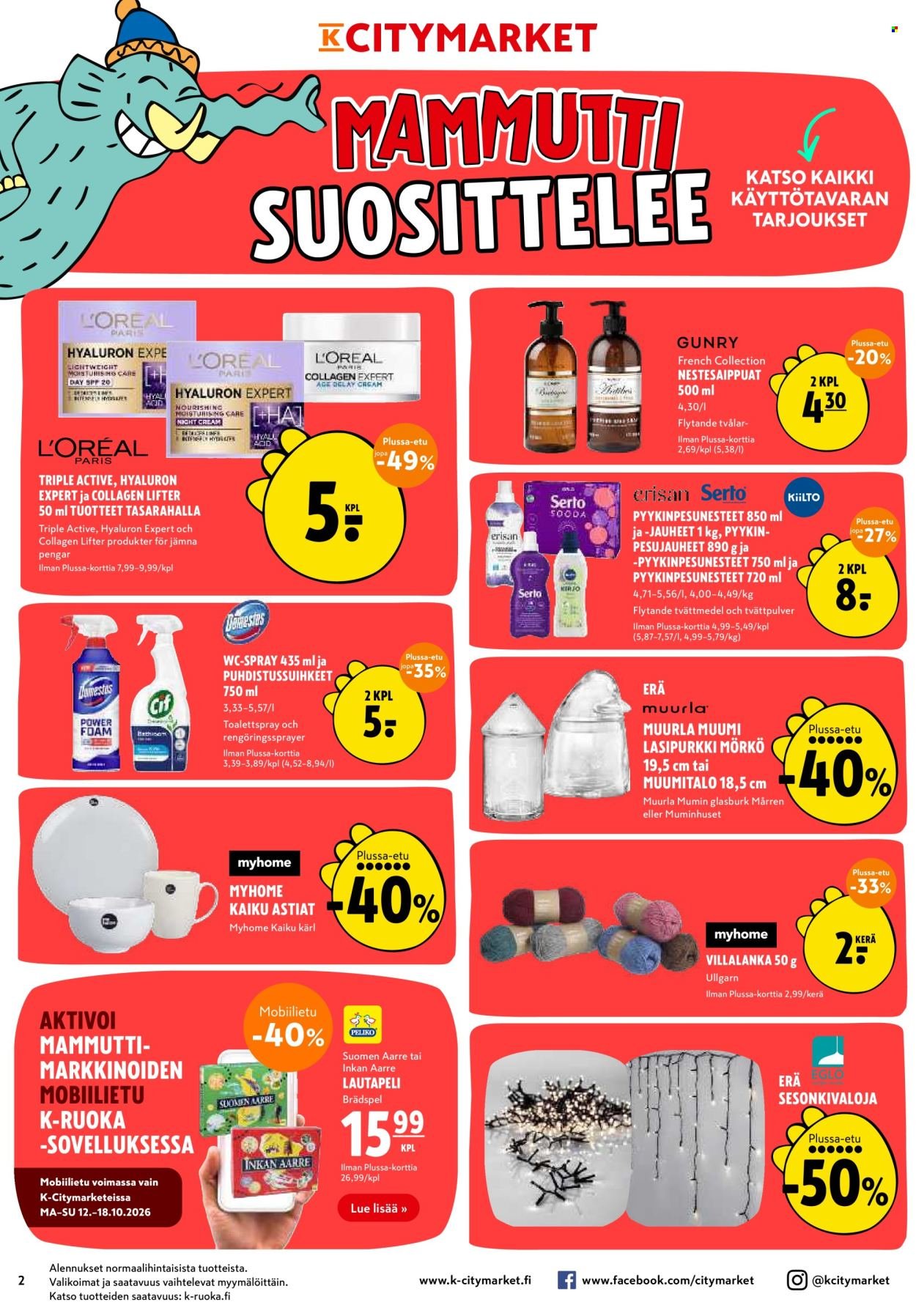 K-CITYMARKET tarjoukset - Alkaen TO 15.10.2026