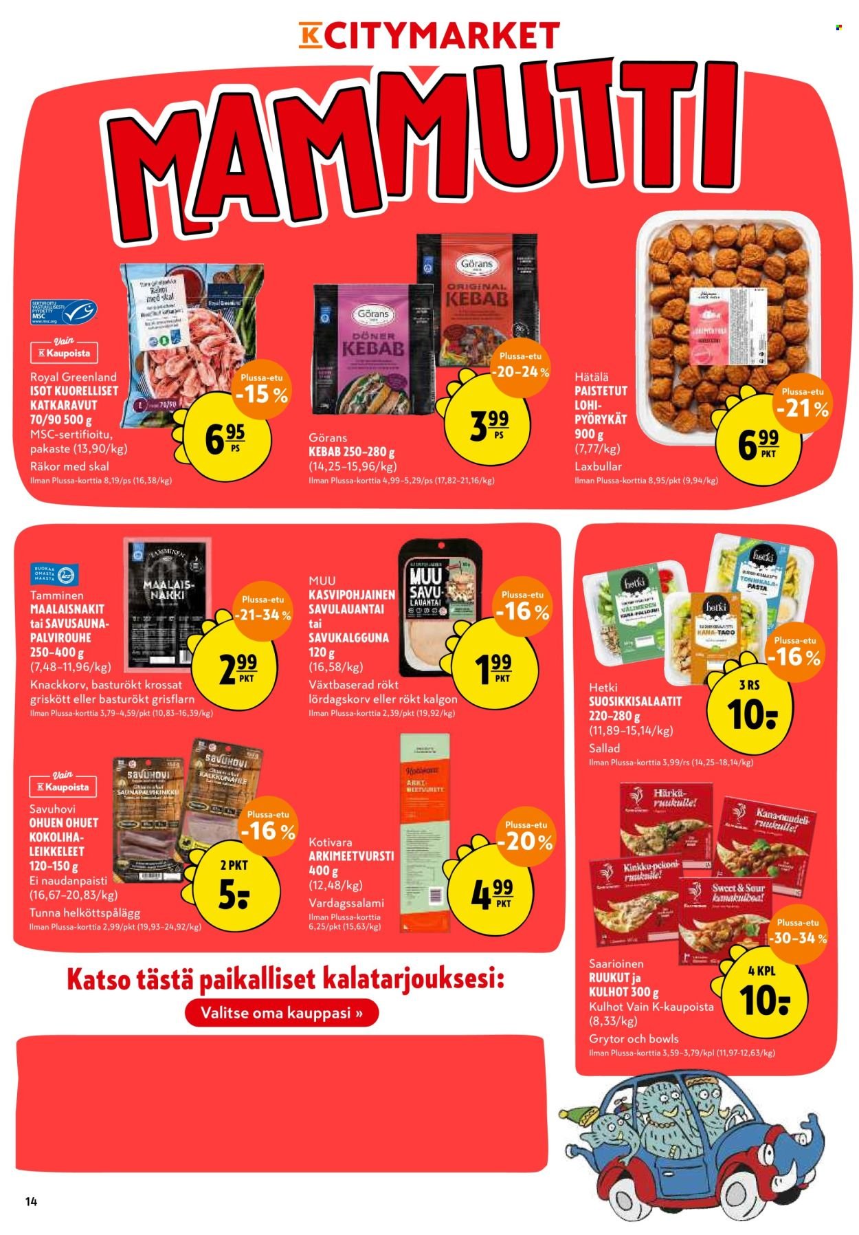 K-CITYMARKET tarjoukset - Alkaen TO 15.10.2026