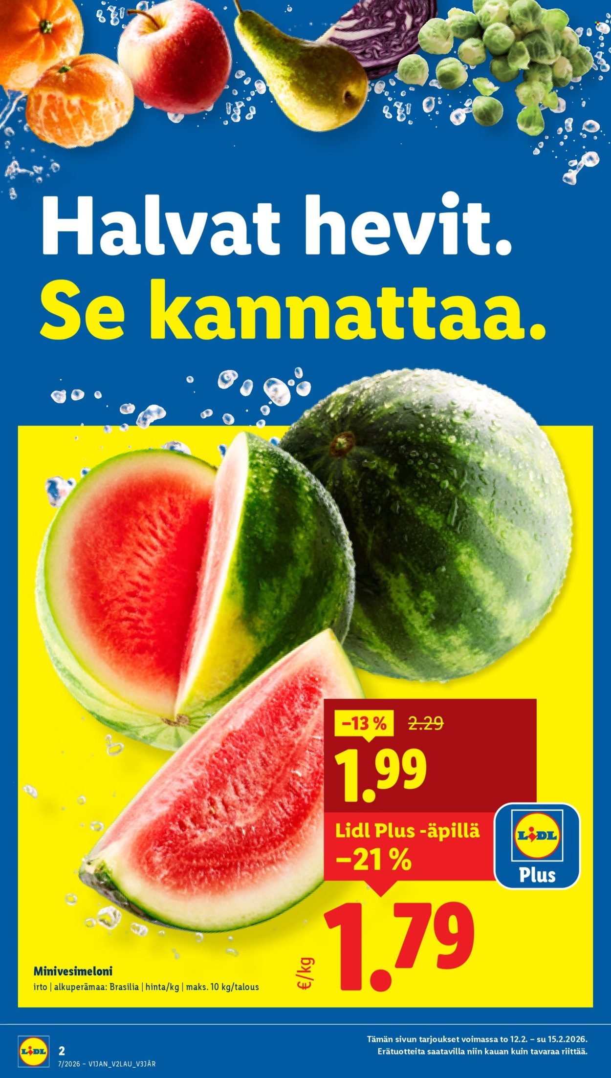 LIDL tarjoukset - Alkaen TO 12.2.2026