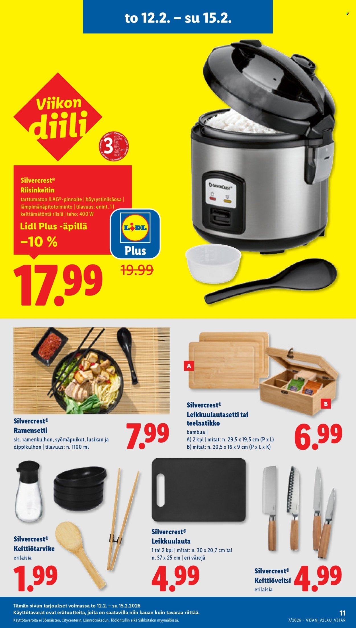 LIDL tarjoukset - Alkaen TO 12.2.2026
