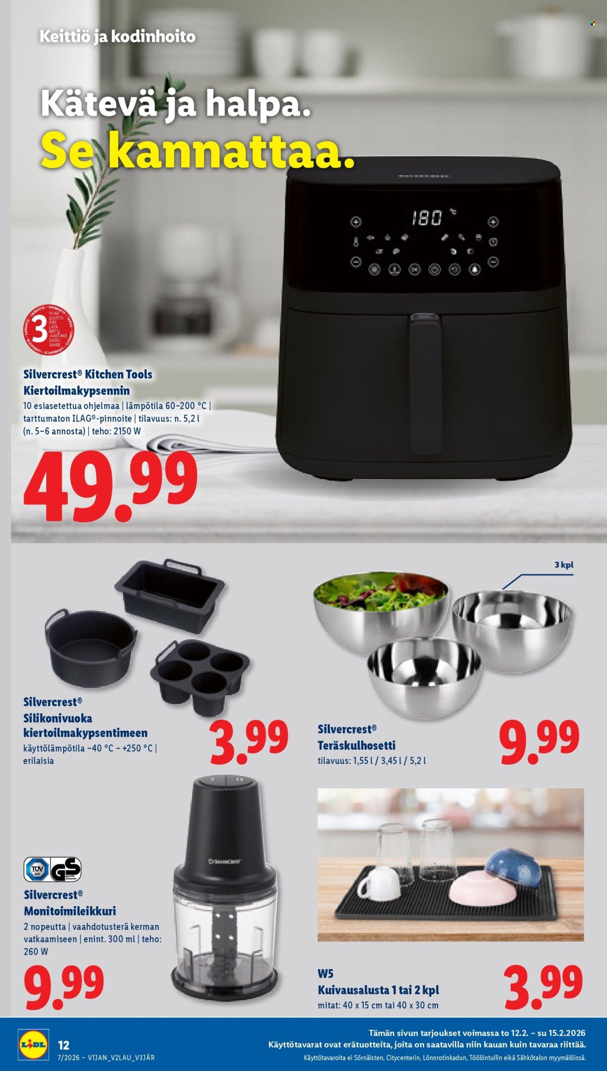 LIDL tarjoukset - Alkaen TO 12.2.2026