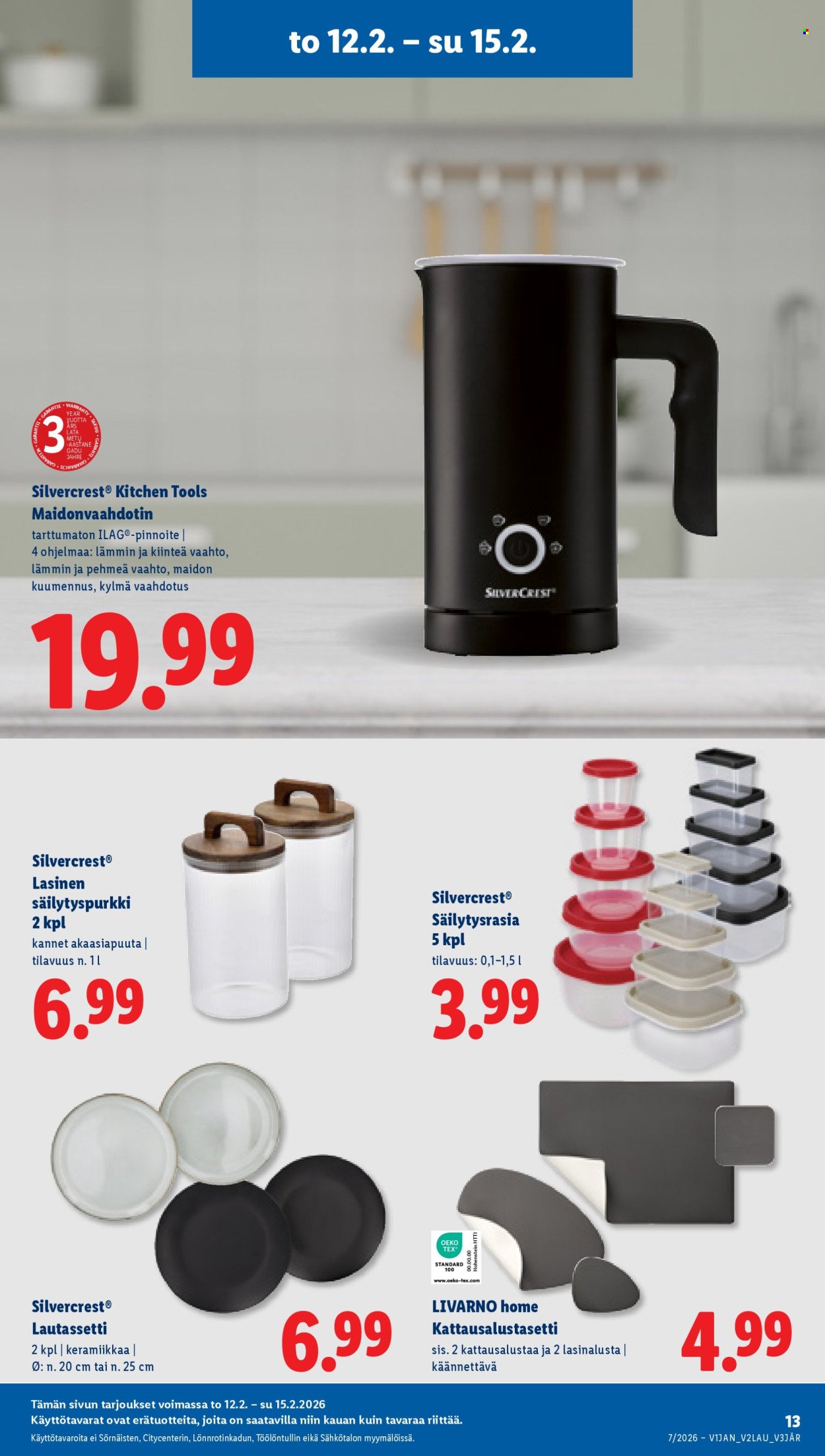 LIDL tarjoukset - Alkaen TO 12.2.2026