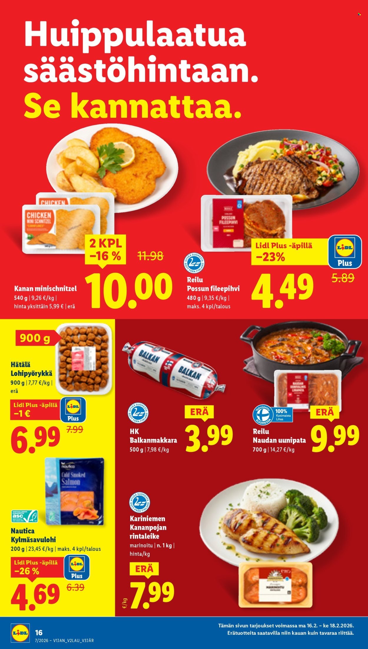LIDL tarjoukset - Alkaen TO 12.2.2026