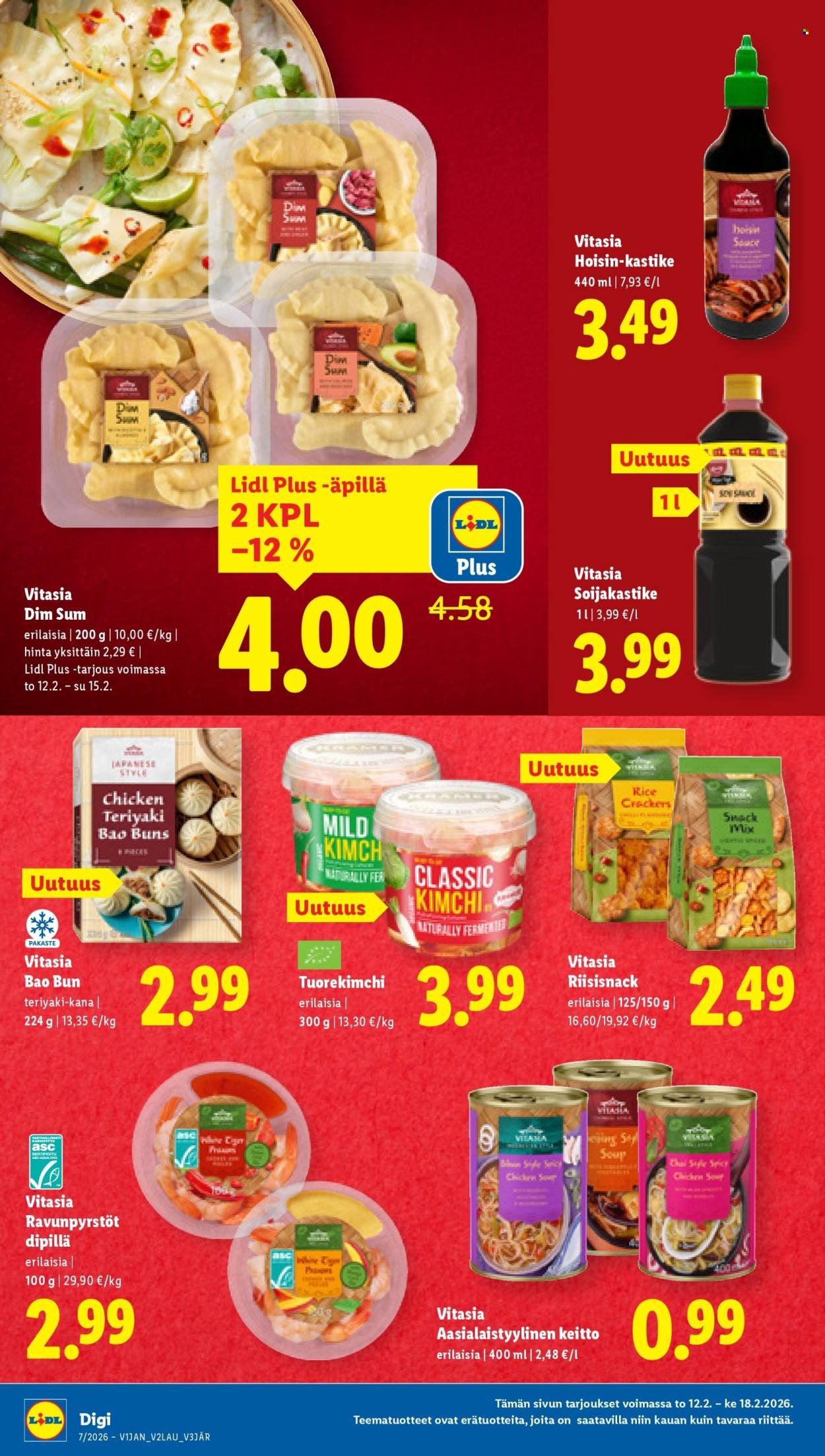 LIDL tarjoukset - Alkaen TO 12.2.2026