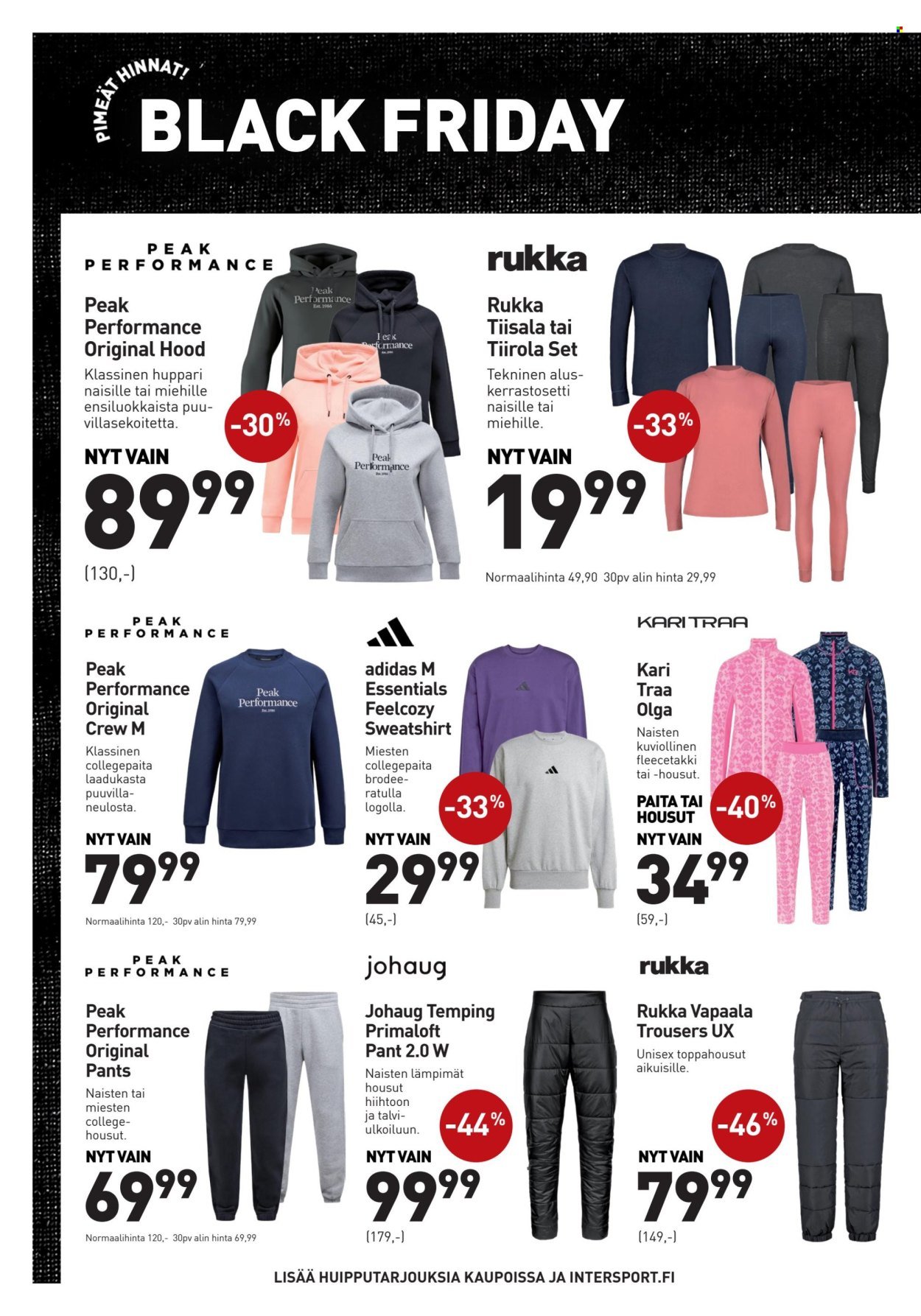 INTERSPORT tarjoukset - Black Friday!