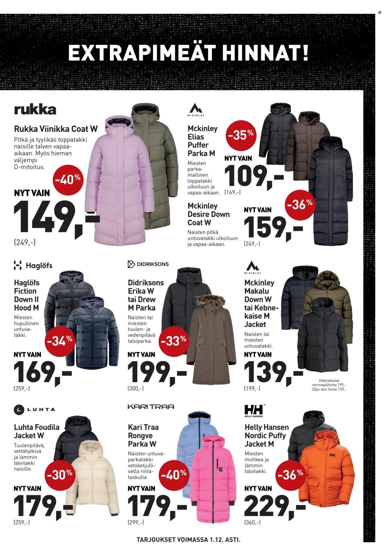 INTERSPORT tarjoukset - Black Friday!