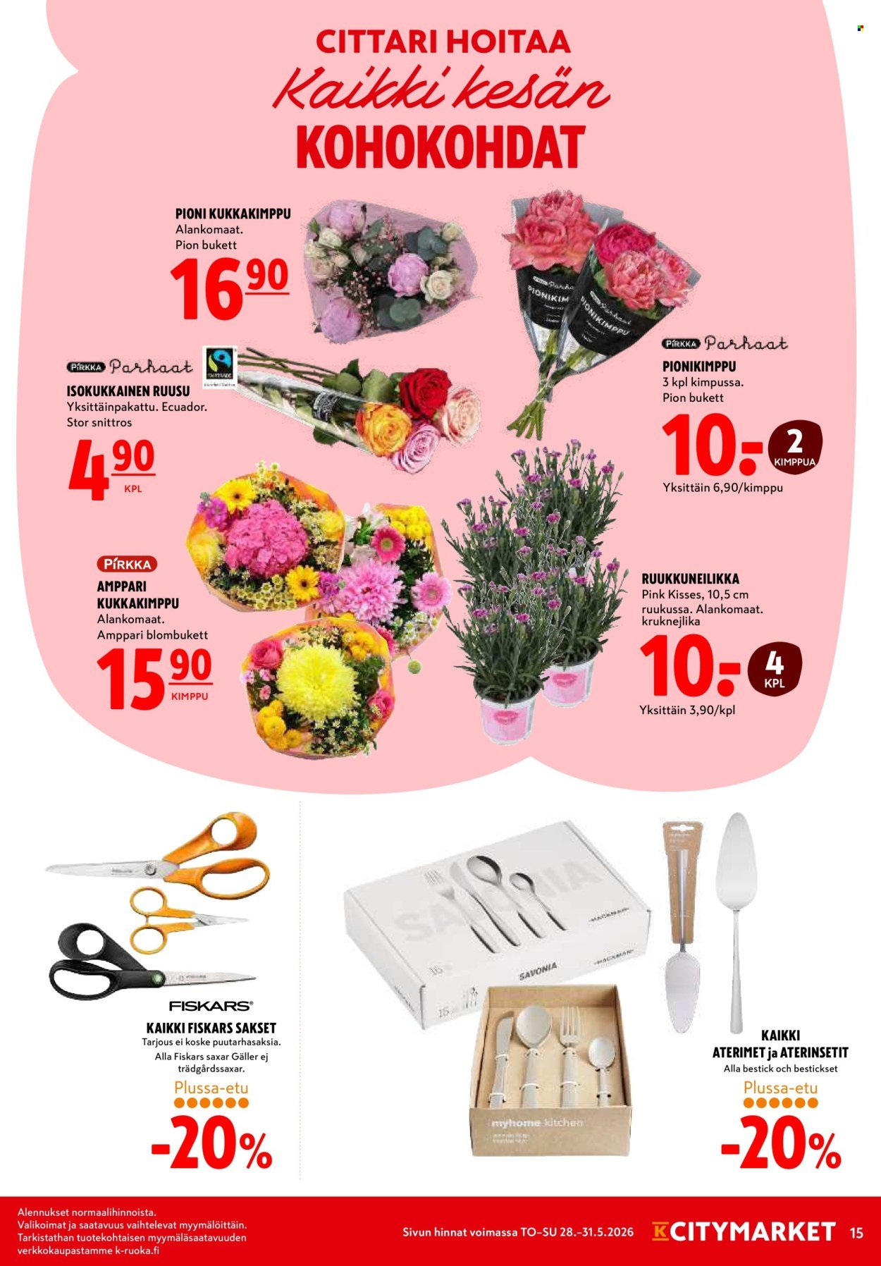 K-CITYMARKET tarjoukset - Alkaen TO 28.5.2026