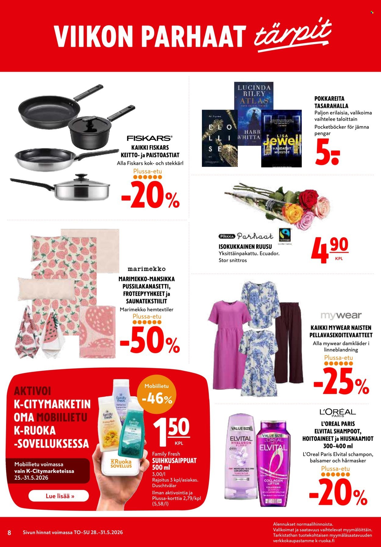 K-CITYMARKET tarjoukset - Alkaen TO 28.5.2026