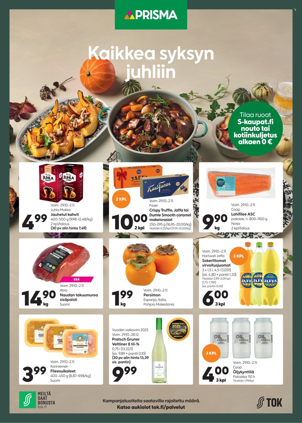 PRISMA tarjoukset - Alkaen KE 29.10.2025 (2025-10-29 - 2025-11-02)