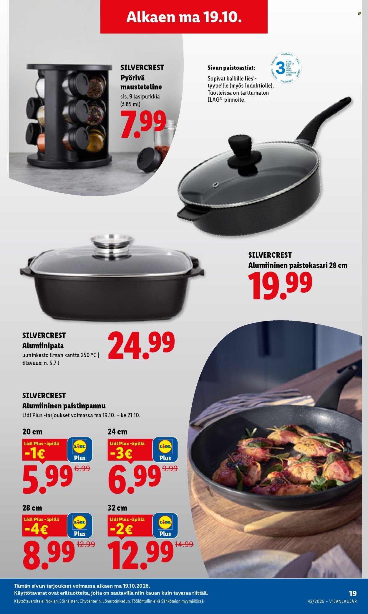 LIDL tarjoukset - Alkaen MA 19.10.2026