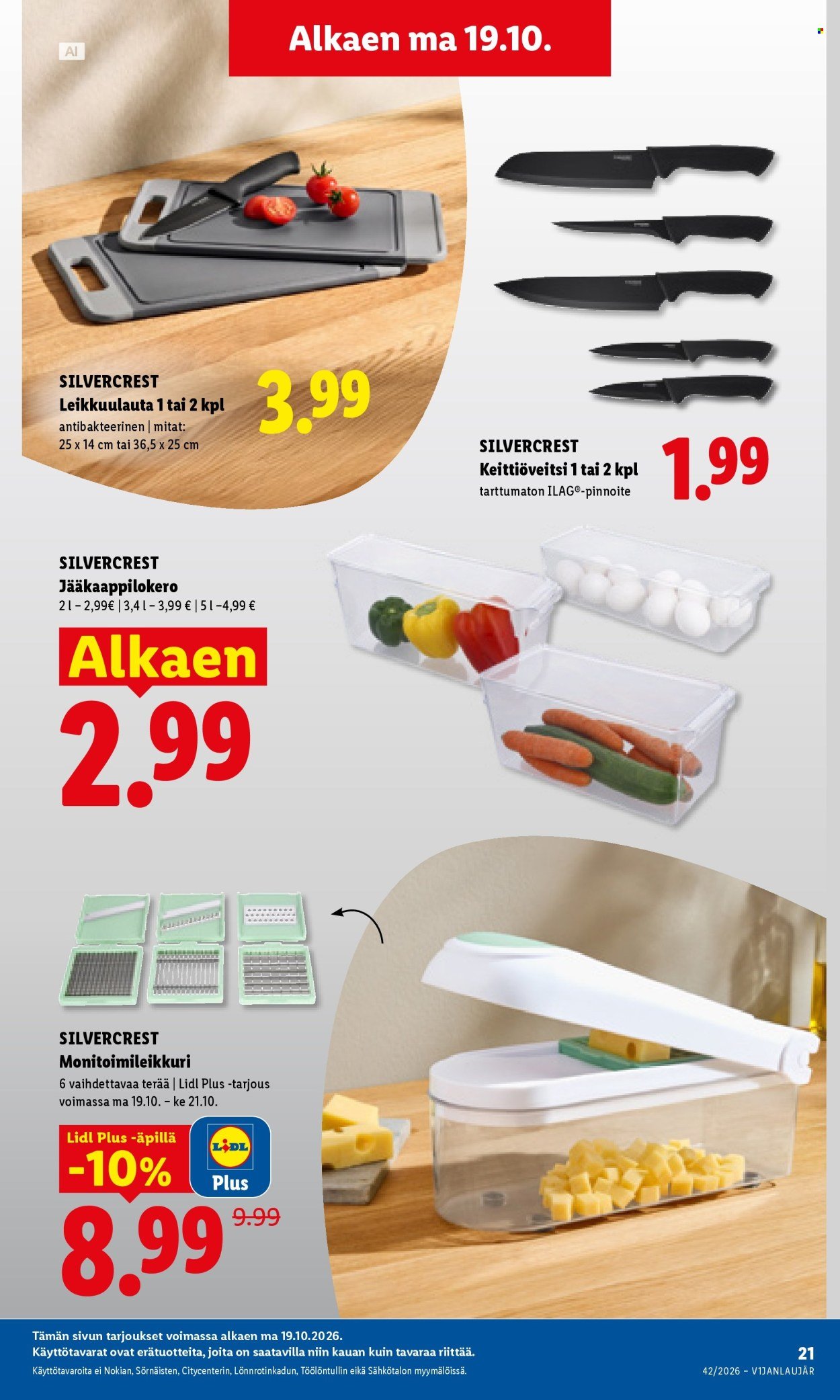 LIDL tarjoukset - Alkaen MA 19.10.2026