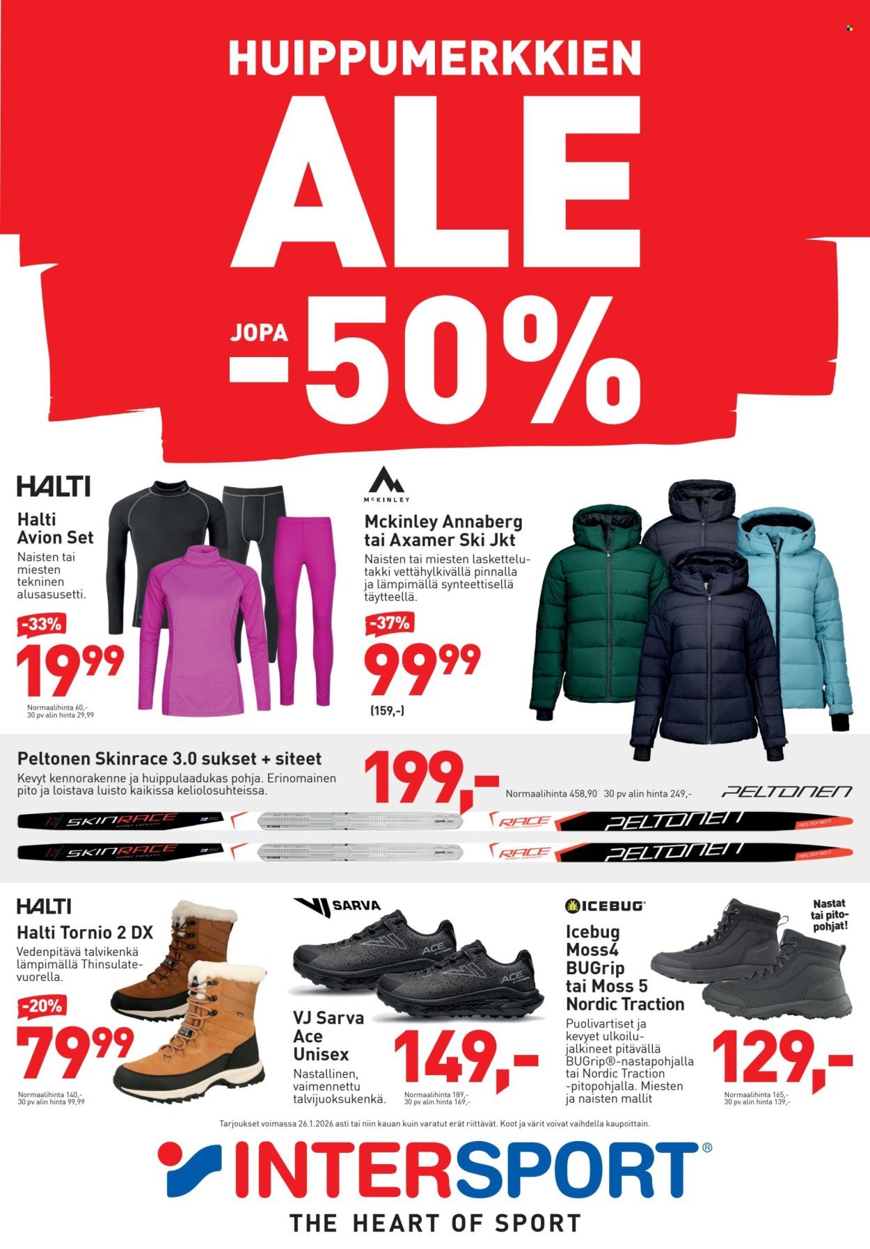 INTERSPORT tarjoukset - Vauhtia talveen Intersportissa!