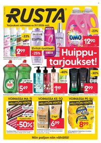 RUSTA tarjoukset - Alkaen MA 13.7.2026