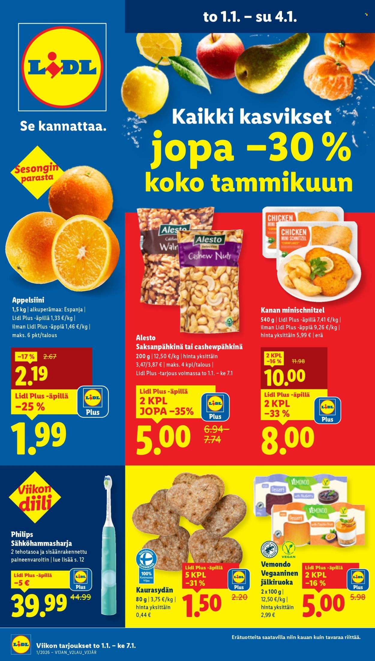 LIDL tarjoukset - Alkaen TO 1.1.2026