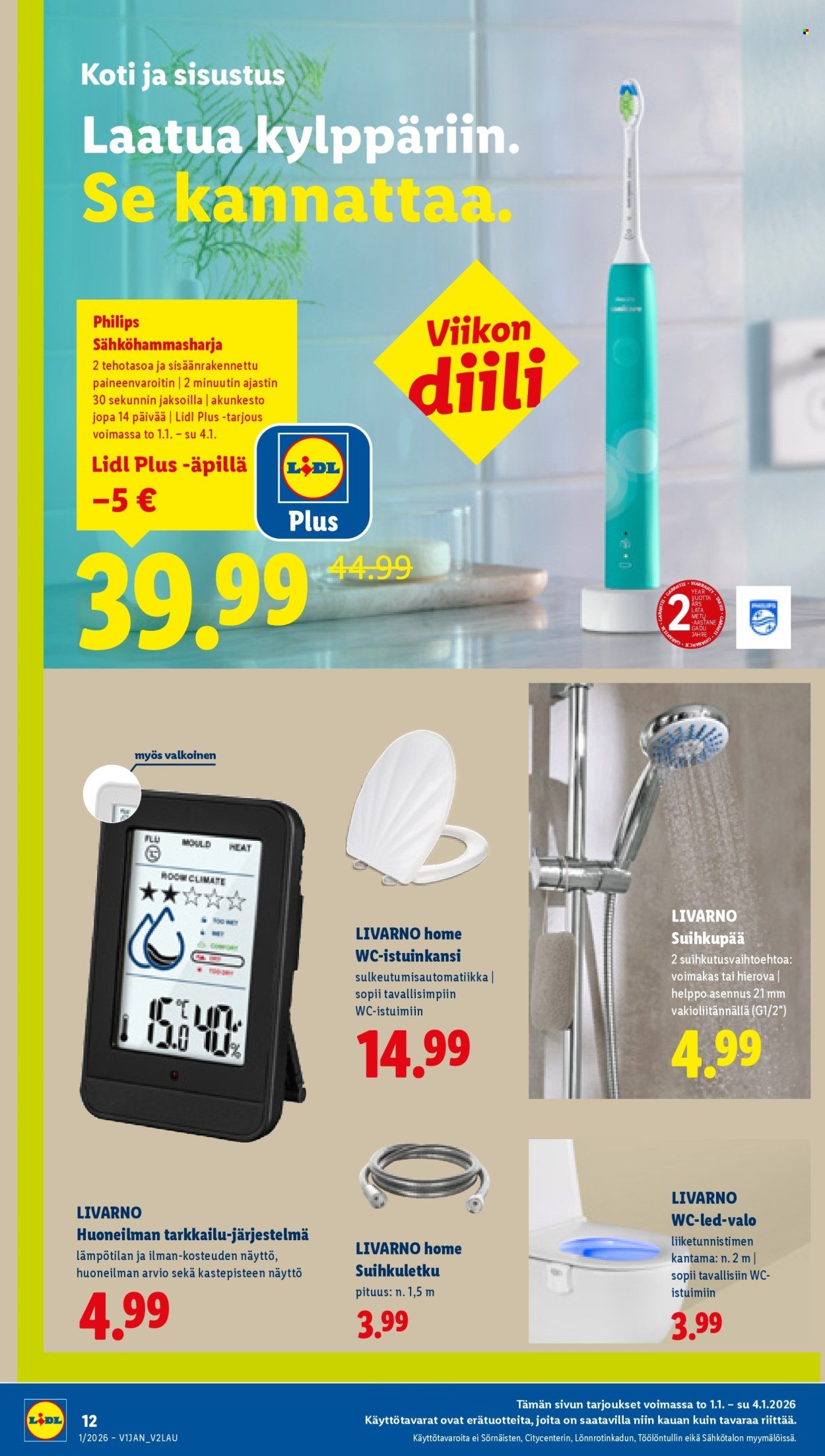 LIDL tarjoukset - Alkaen TO 1.1.2026