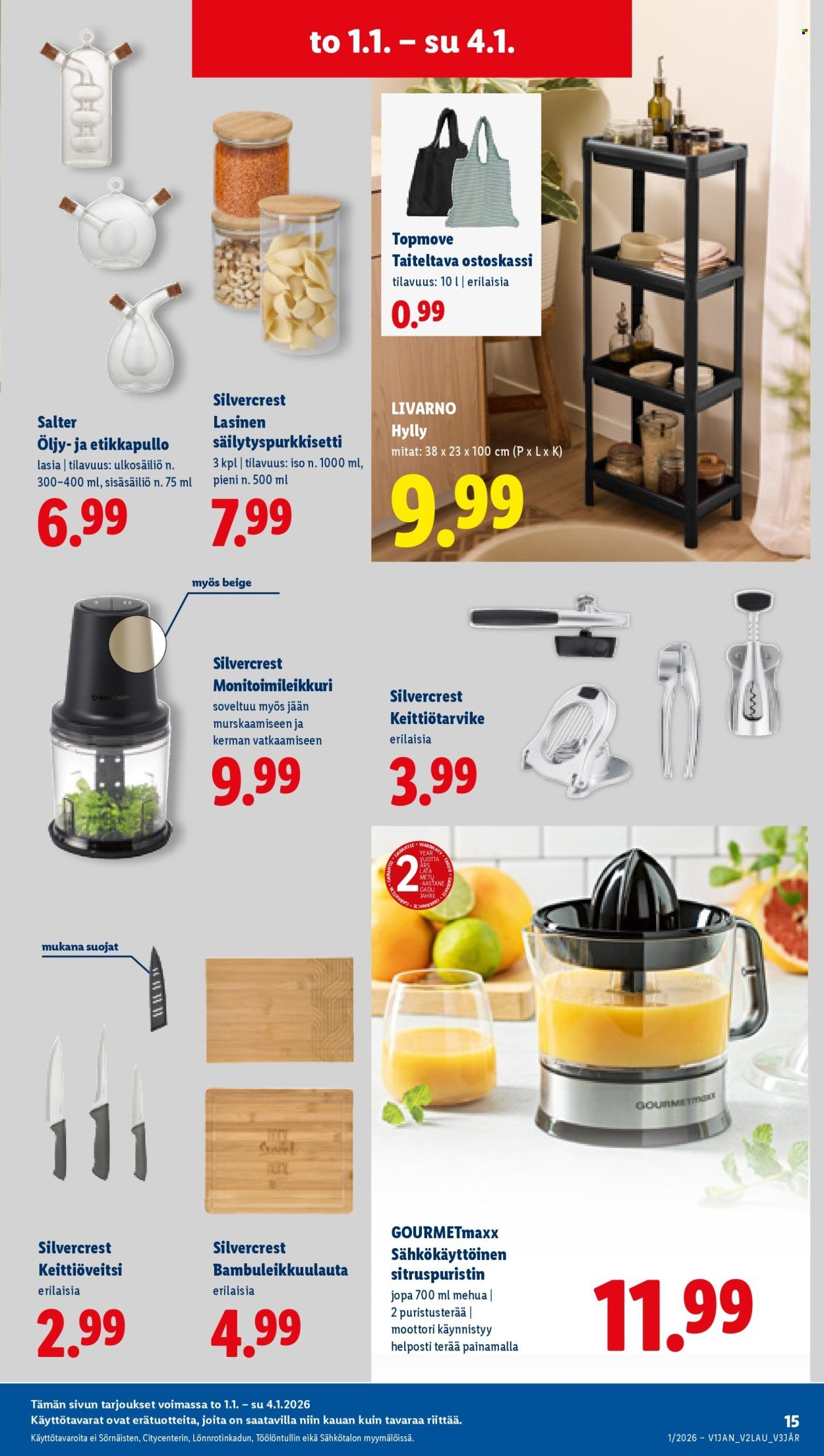 LIDL tarjoukset - Alkaen TO 1.1.2026