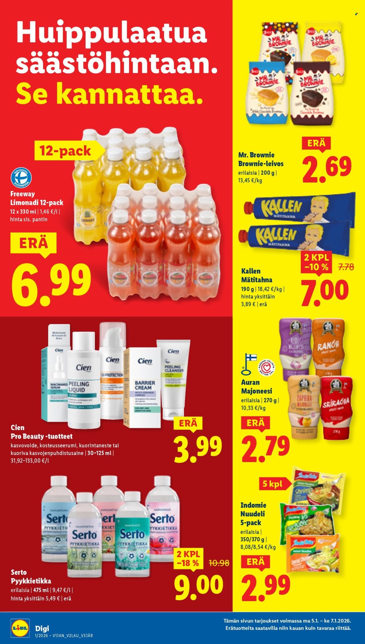 LIDL tarjoukset - Alkaen TO 1.1.2026