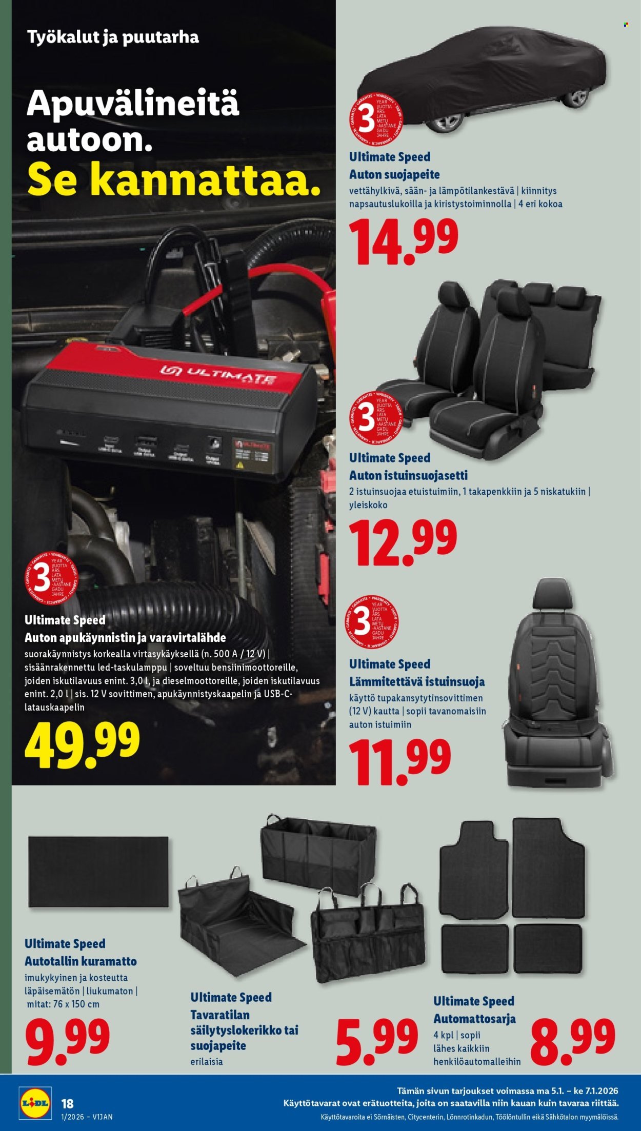 LIDL tarjoukset - Alkaen TO 1.1.2026