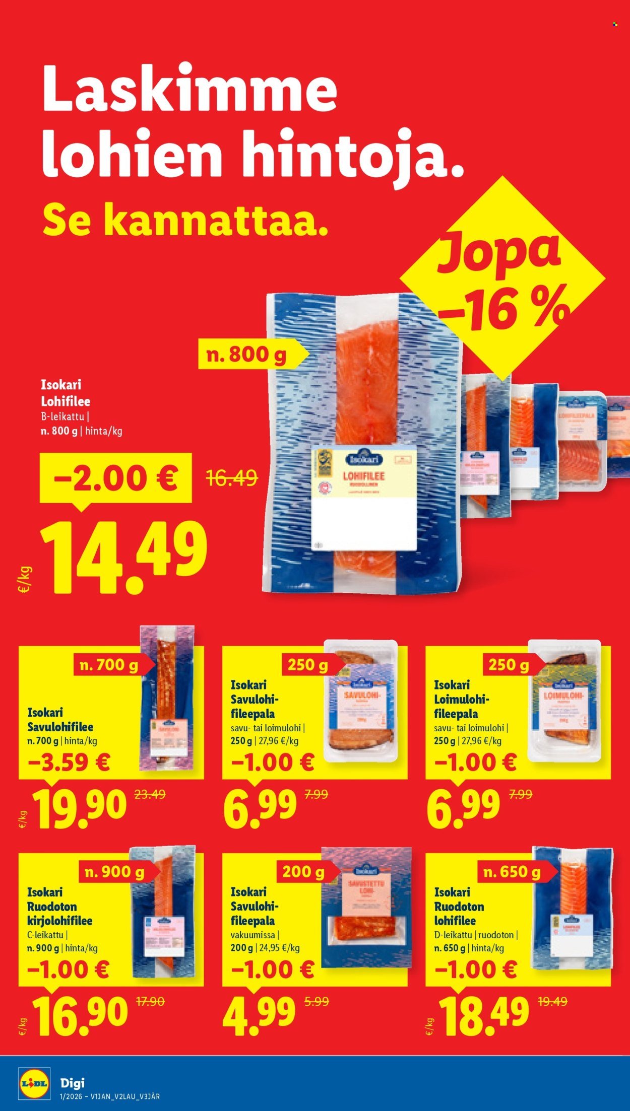 LIDL tarjoukset - Alkaen TO 1.1.2026