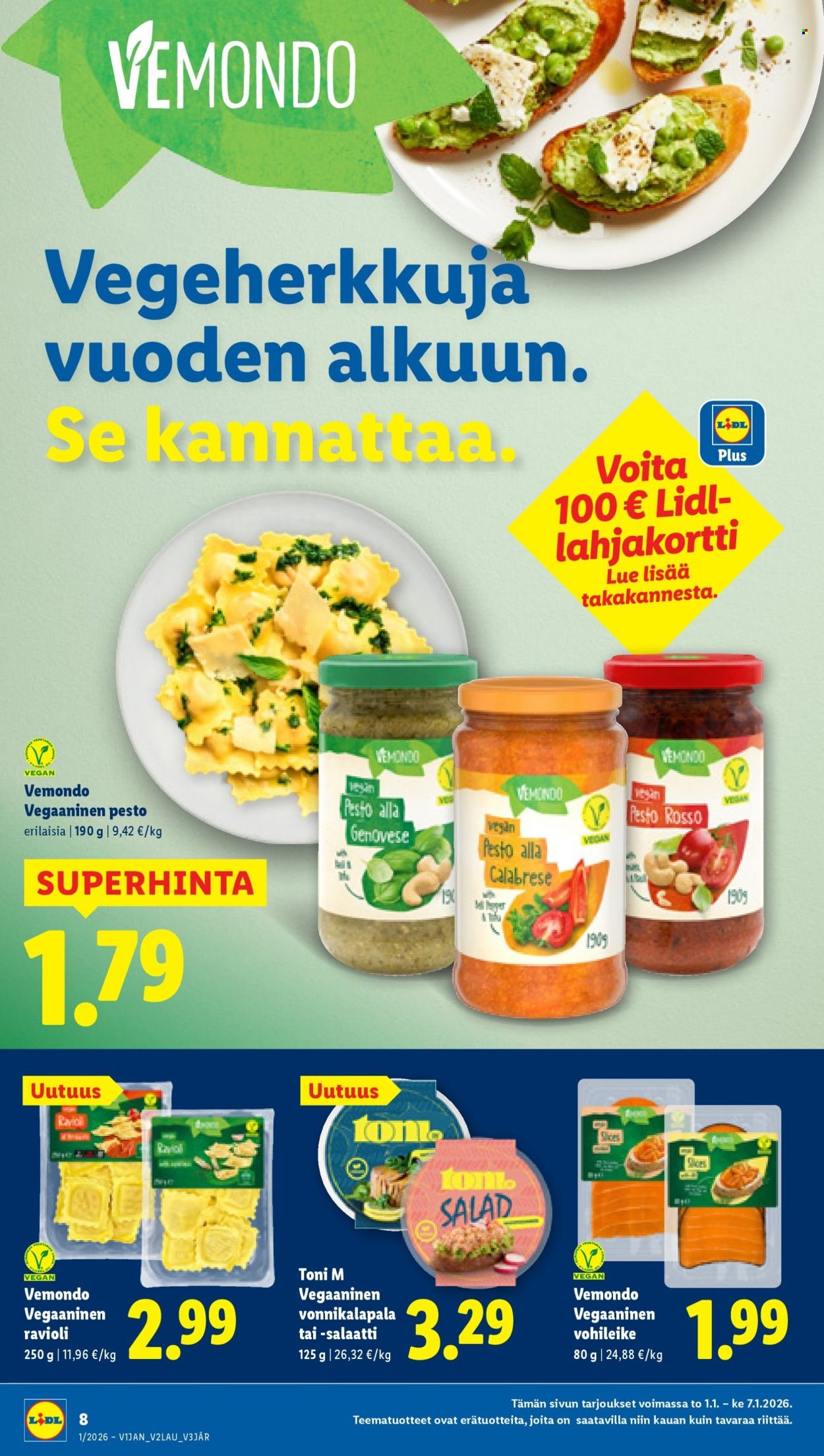 LIDL tarjoukset - Alkaen TO 1.1.2026