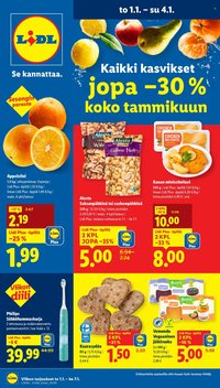 LIDL tarjoukset - Alkaen TO 1.1.2026