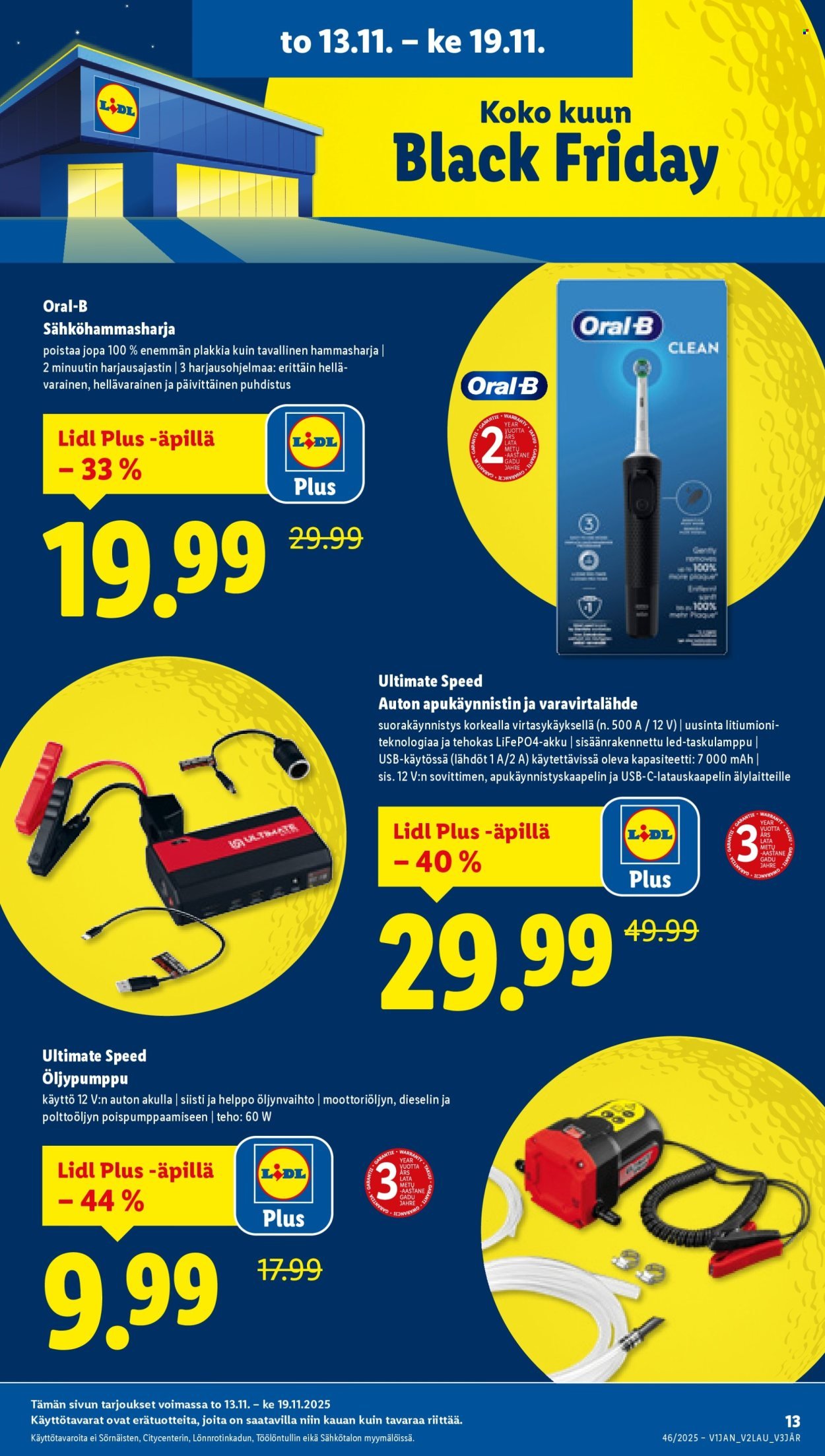 LIDL tarjoukset - Alkaen TO 13.11.2025 (2025-11-13 - 2025-11-19)