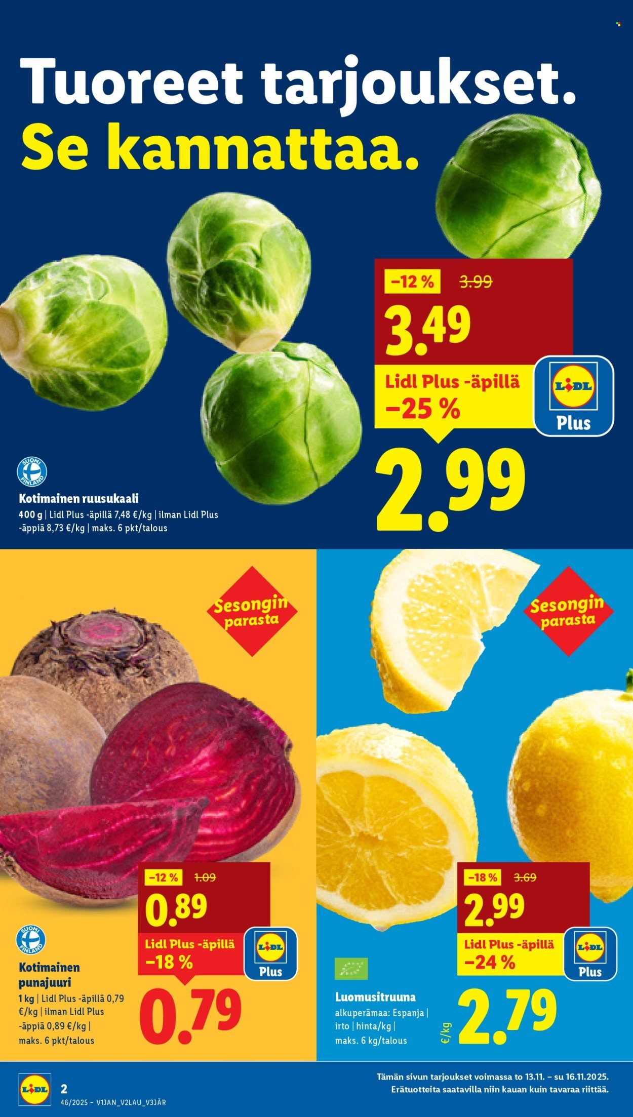 LIDL tarjoukset - Alkaen TO 13.11.2025 (2025-11-13 - 2025-11-19)