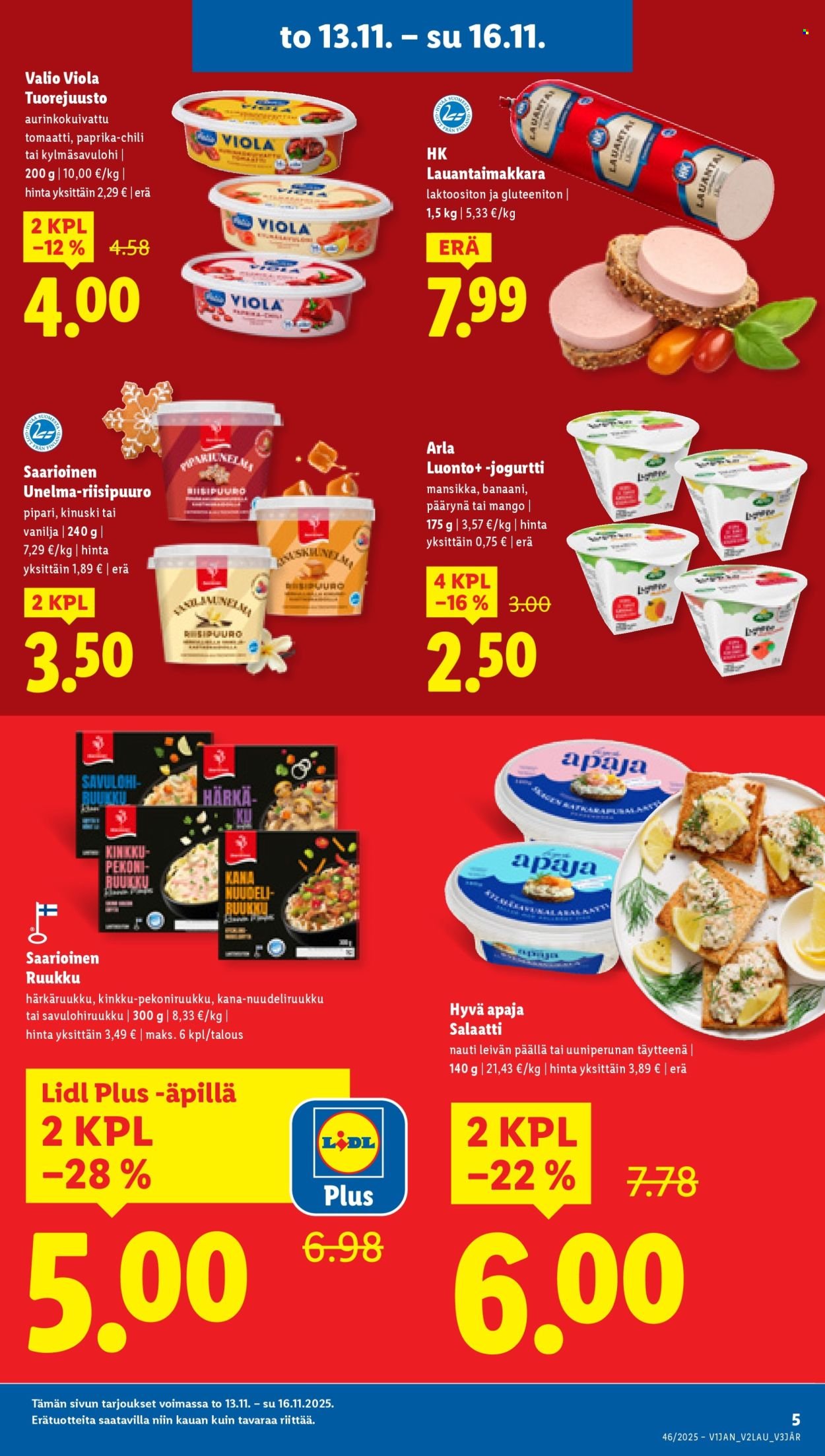 LIDL tarjoukset - Alkaen TO 13.11.2025 (2025-11-13 - 2025-11-19)