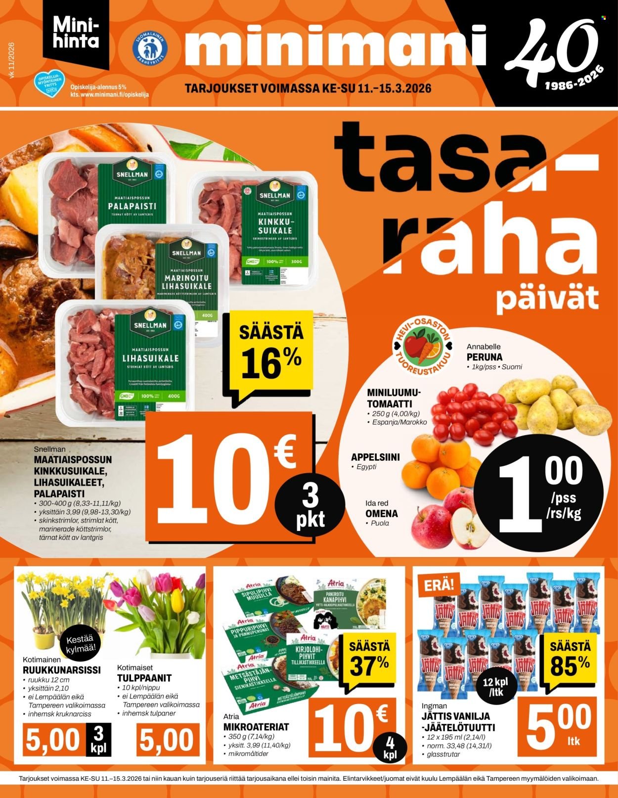MINIMANI tarjoukset - Alkaen KE 11.3.2026